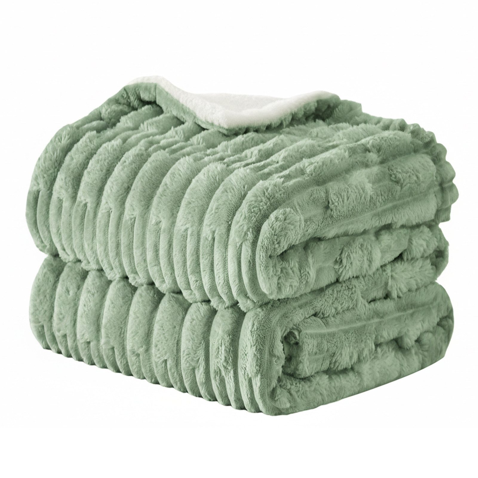 Wohndecke MT09, KEAYOO, Sherpa Fleece Warm Decke Kuscheldecken für Bett, Sofa und Couch