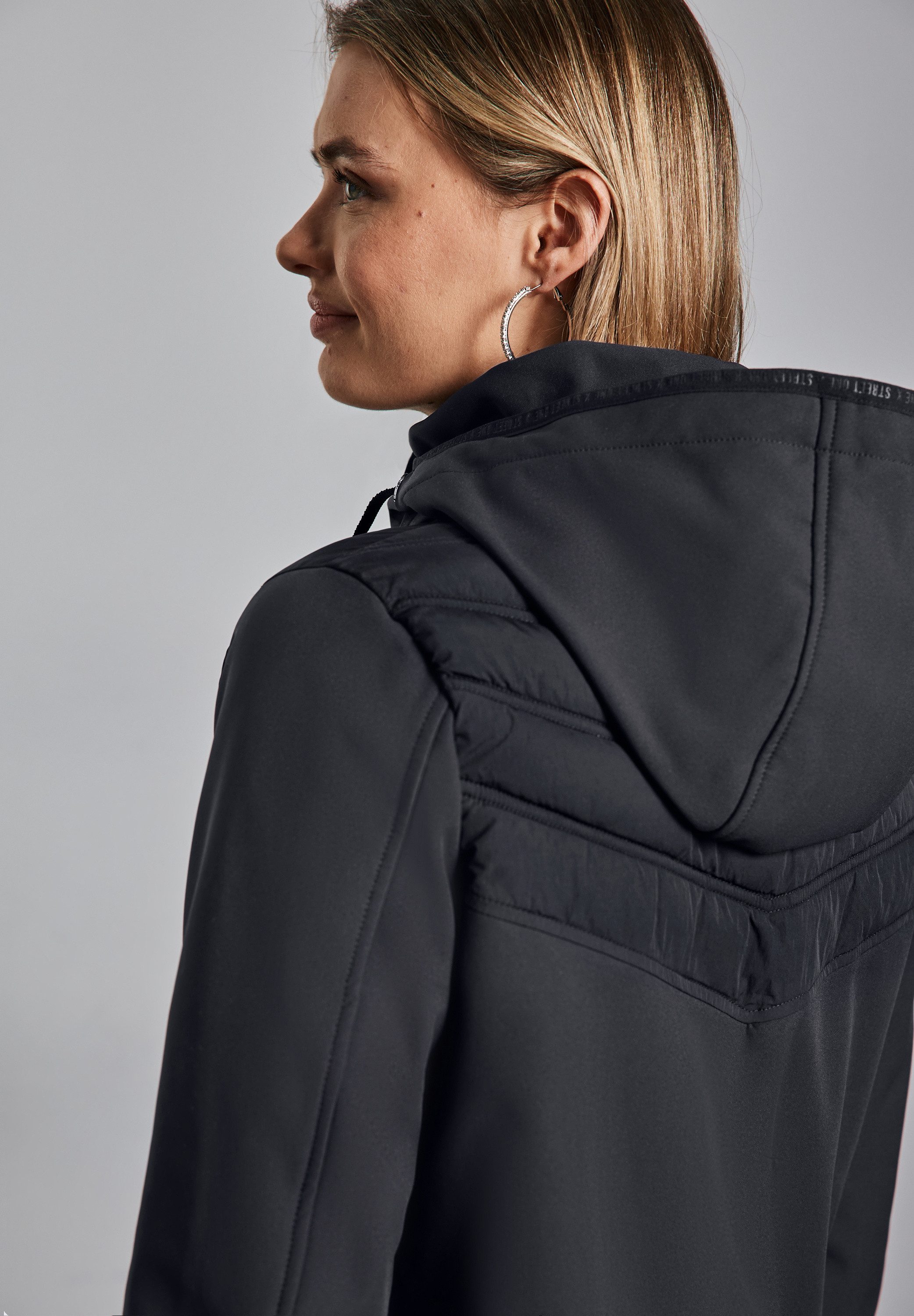 STREET ONE Softshelljacke mit Kapuze und günstig online kaufen