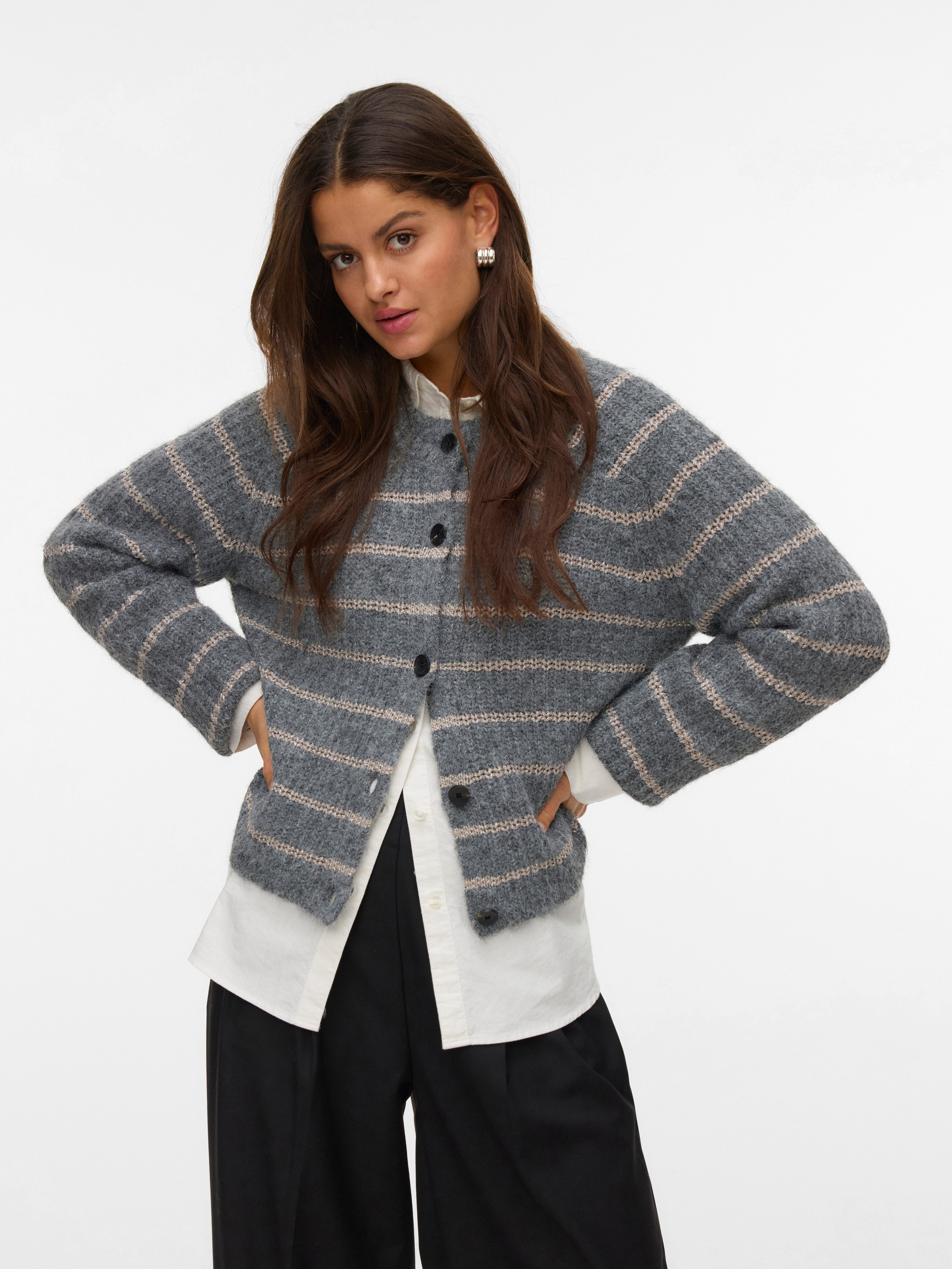 Vero Moda Strickjacke VMAWESOME SHINE LS günstig online kaufen