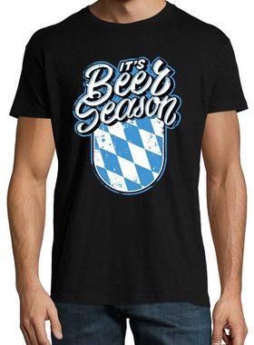 Youth Designz T-Shirt Bayern Beer Season Herren Shirt mit trendigem Frontprint