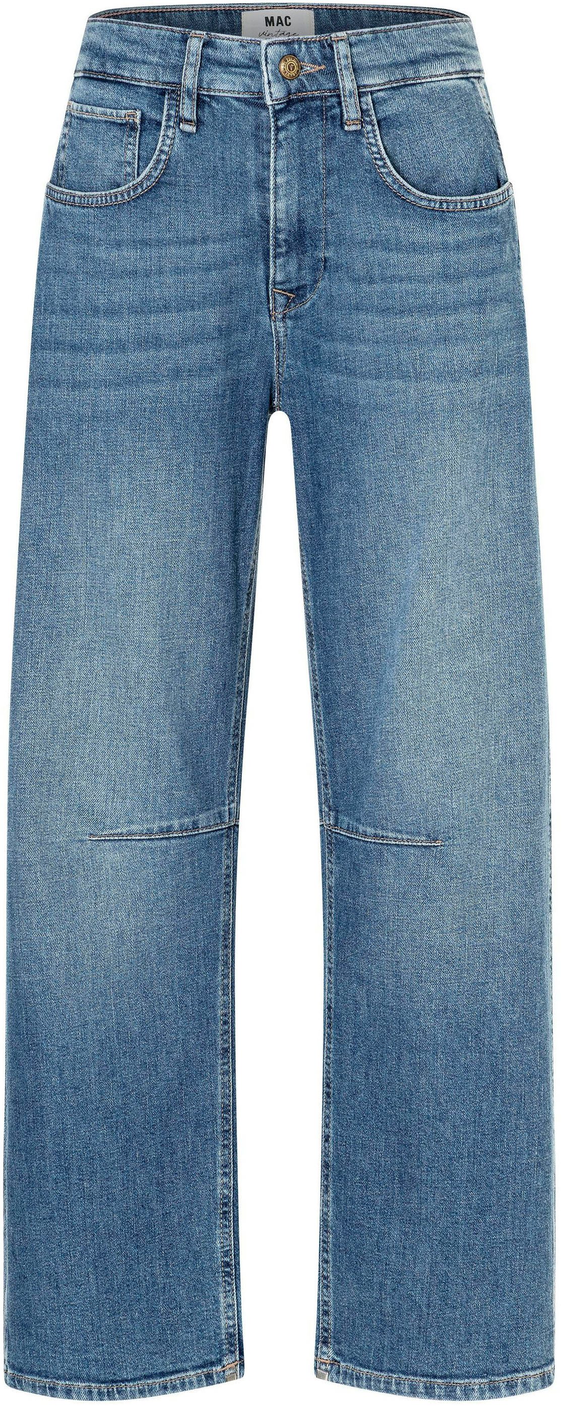 MAC 5-Pocket-Jeans OHIO Barrel Barrel Fit, Naht-Detail auf Kniehöhe günstig online kaufen