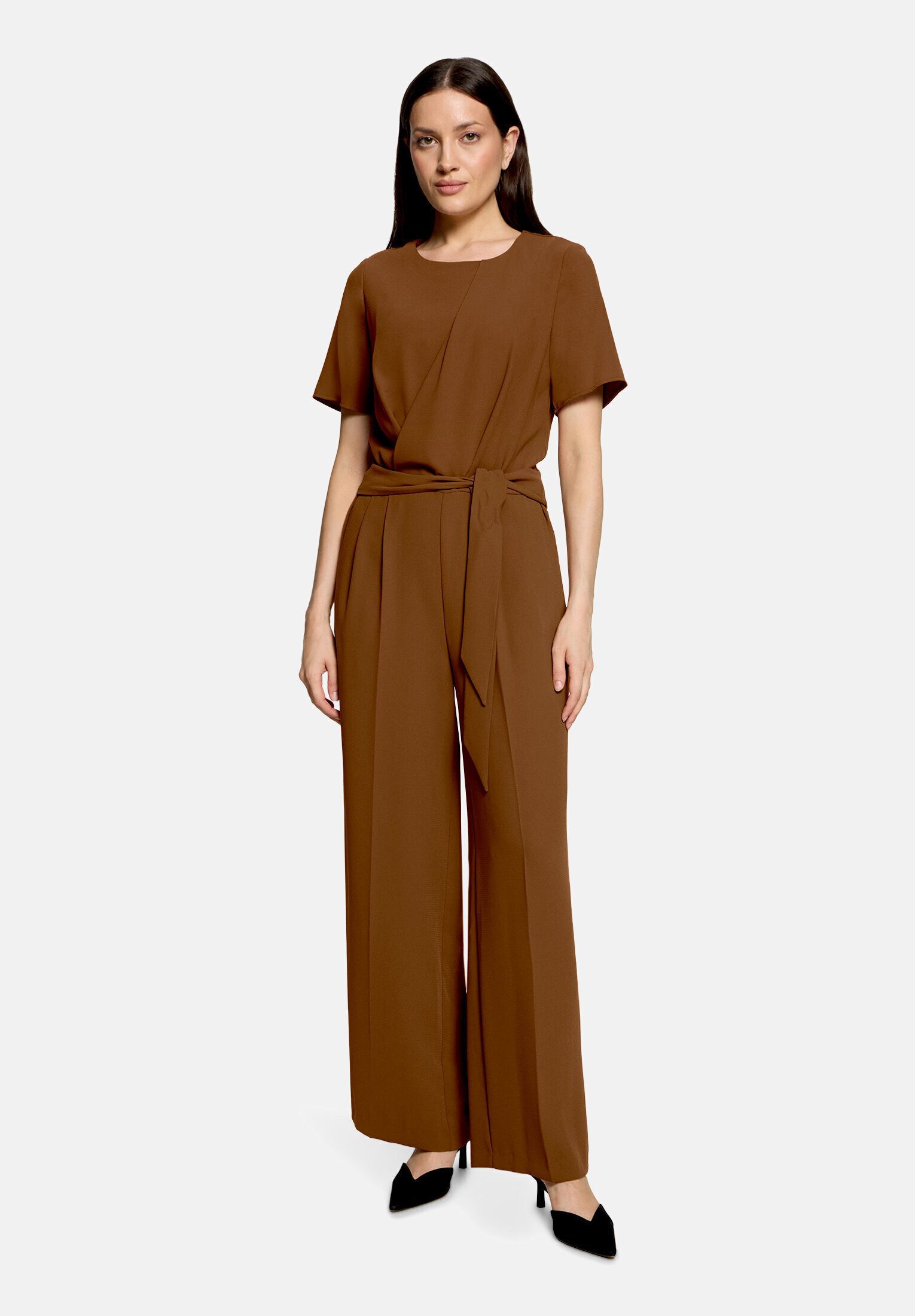 Betty&Co Overall Damen mit Bindegürtel (1-tlg)