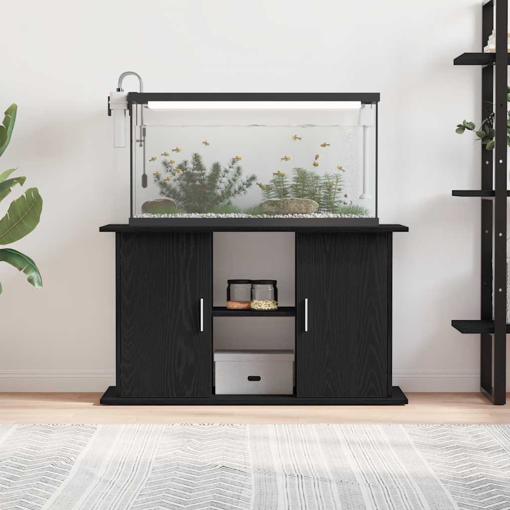 vidaXL Aquariumunterschrank Aquariumständer Schwarze Eiche 101 günstig online kaufen