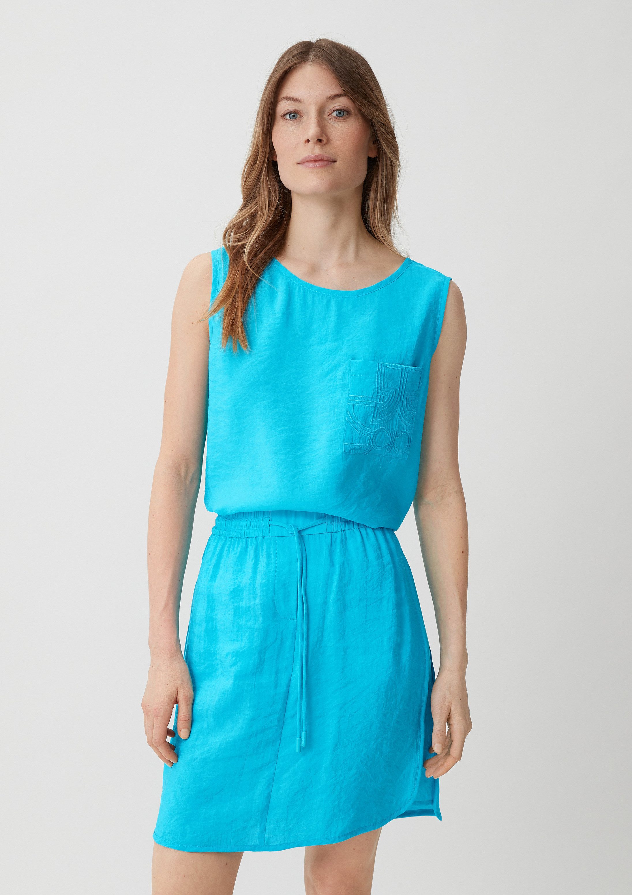 comma Blusentop Bluse Bluse aus Modalmix