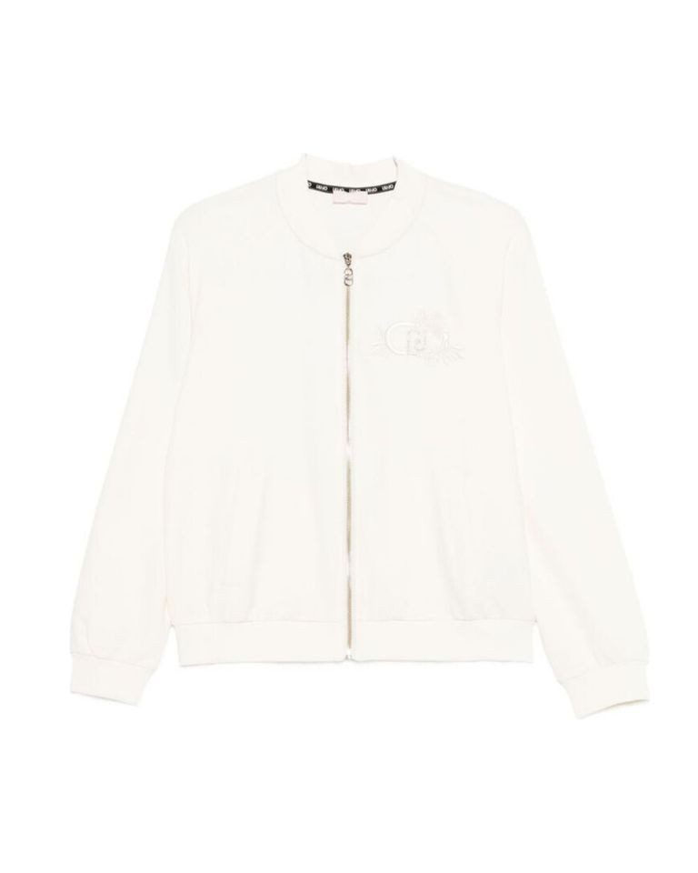 Liu Jo Blouson – Bomberjacke Damen -florale Stickerei  – leichte Damen Sweatjacke