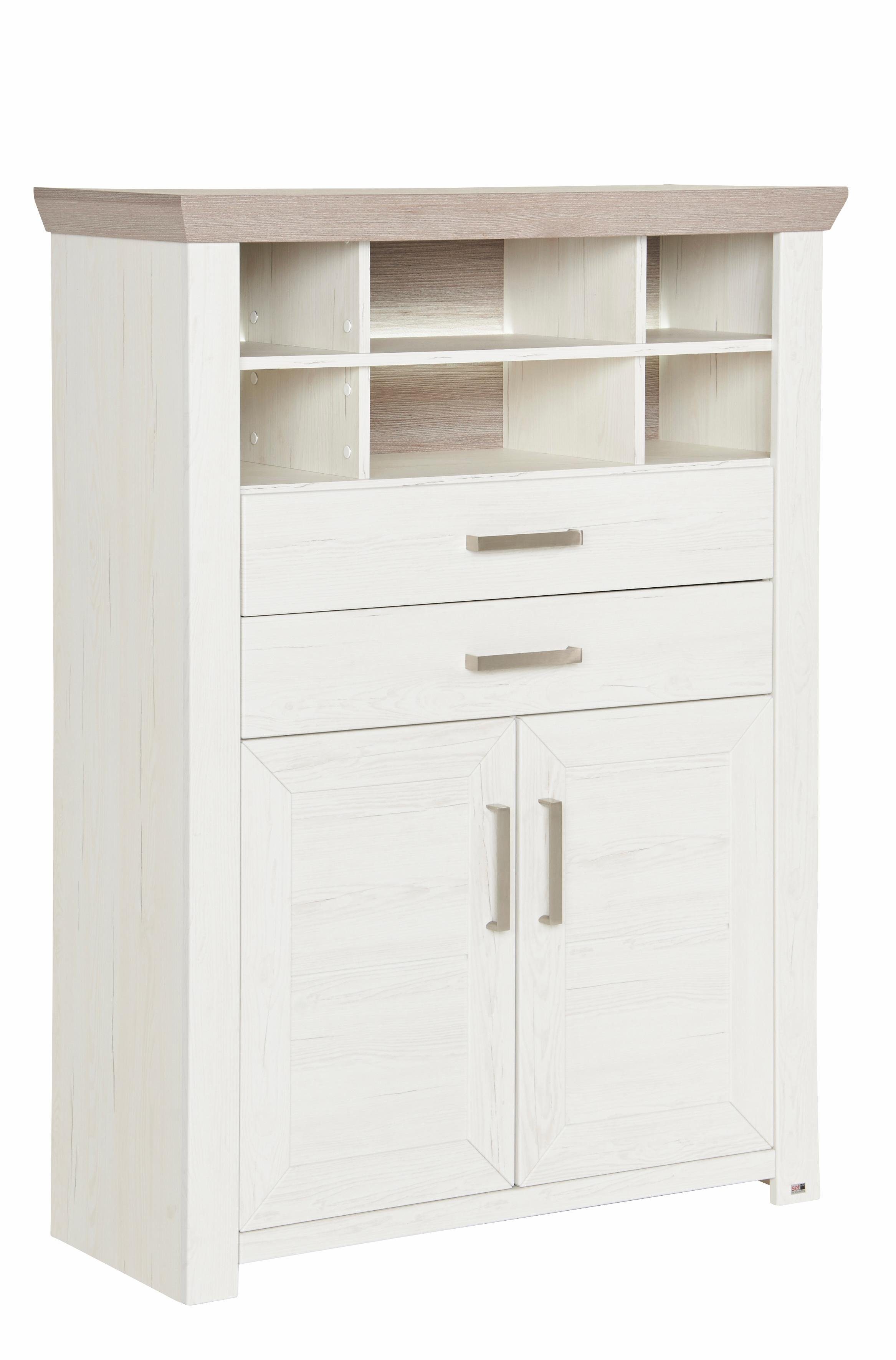 set one by Musterring Highboard "York" Typ 16, mit Holztüren und Schubkaste günstig online kaufen