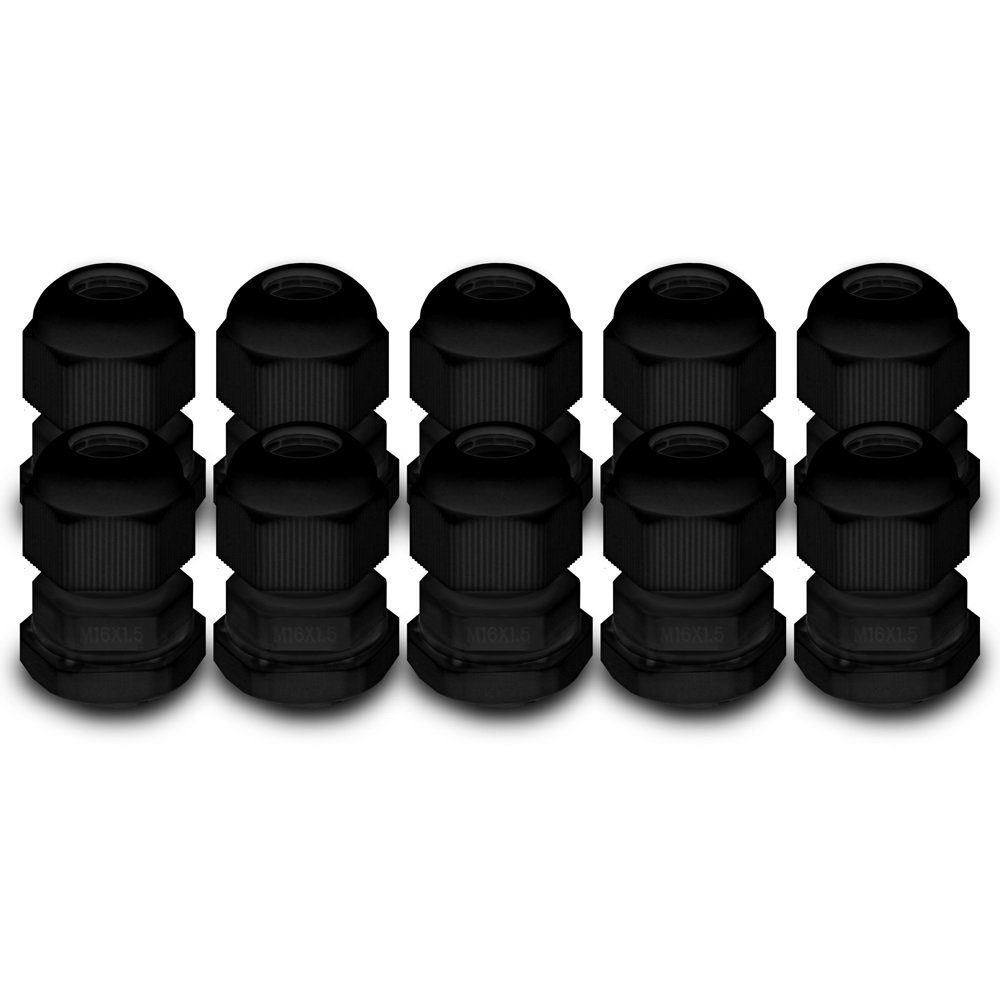 ARLI Kabeldurchfuhr Kabelverschraubung IP68 grau M12 M16 M20 M25 -, 40-tlg., 40er Set – Bild 5 von 5