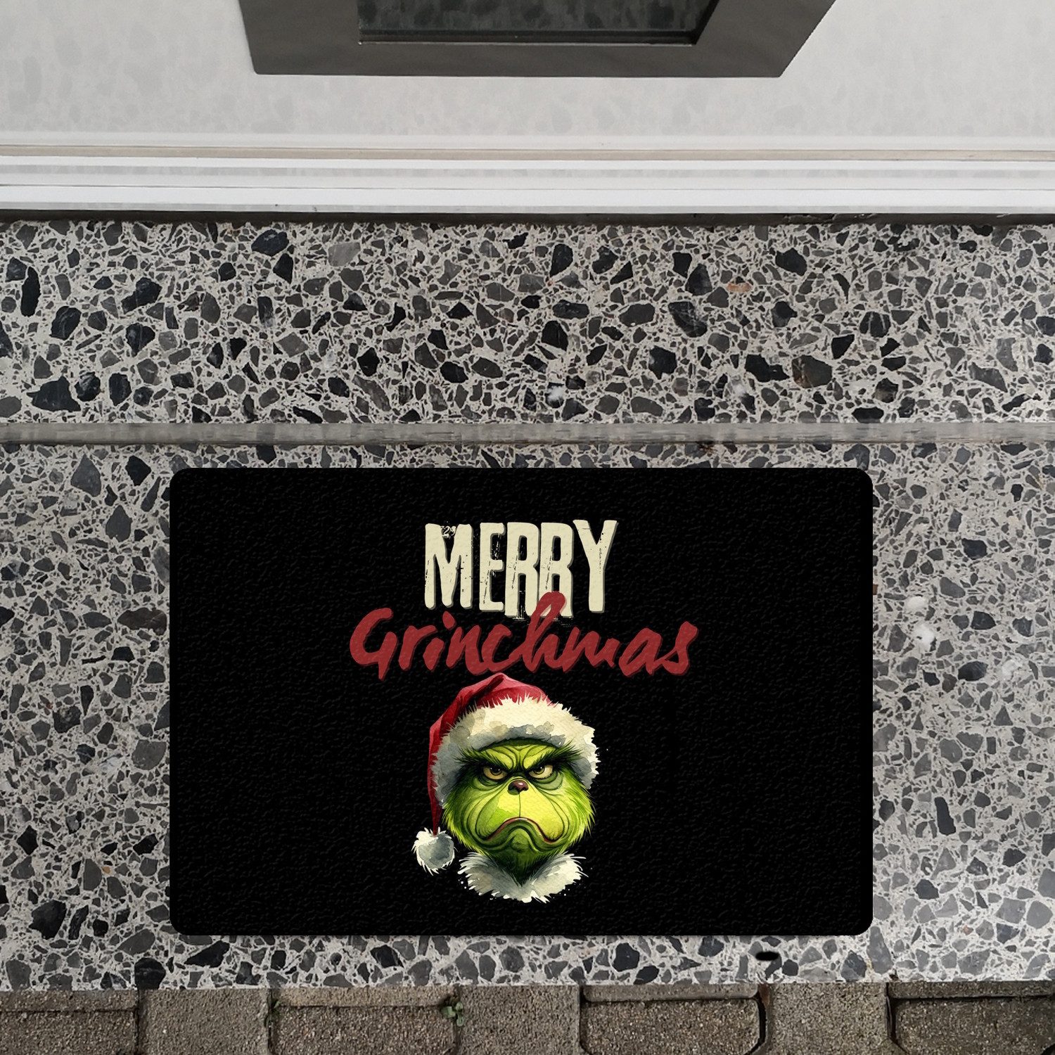 speecheese Fußmatte Merry Grinchmas Weihnachtsmuffel Fußmatte in 40x60 cm o günstig online kaufen