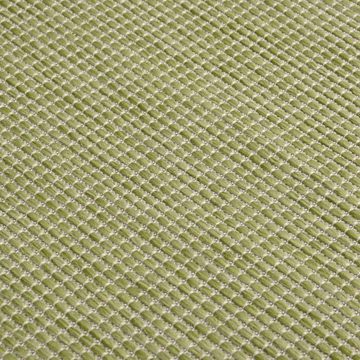 Teppich Outdoor-Flachgewebe 80x150 cm Grün, furnicato, Rechteckig