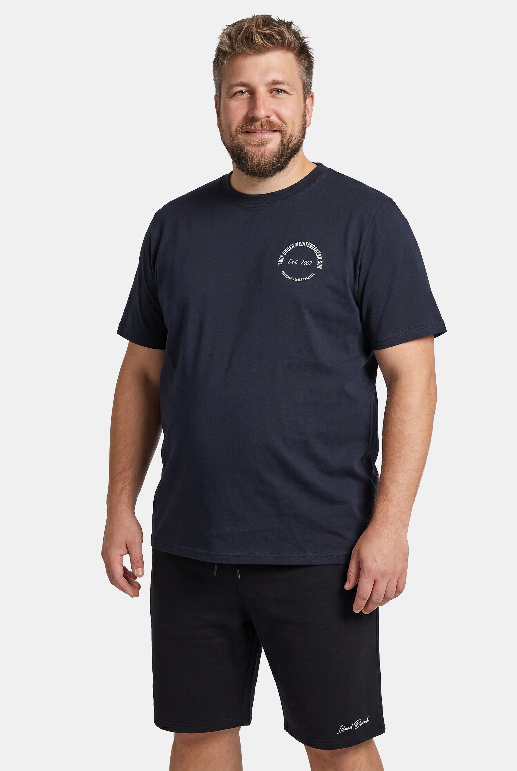 T-Shirt T-Shirt Print Halbarm bis 8 XL