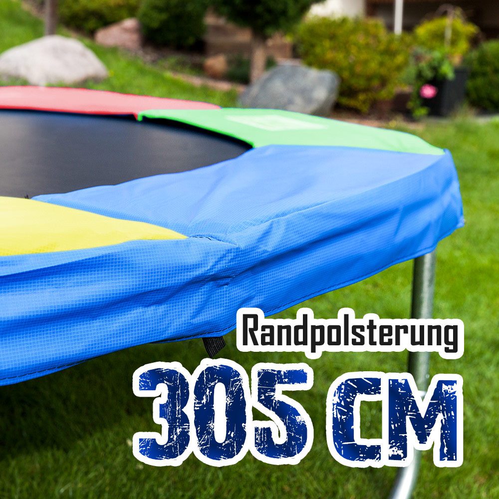 Trampolin-Randabdeckung 305cm Bunt