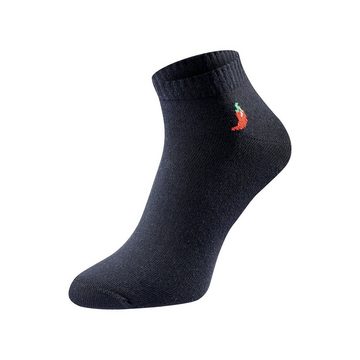 Chili Lifestyle Strümpfe Quarter Dark Socken, 3 Paar, für Damen und Herren, Sport, Freizeit