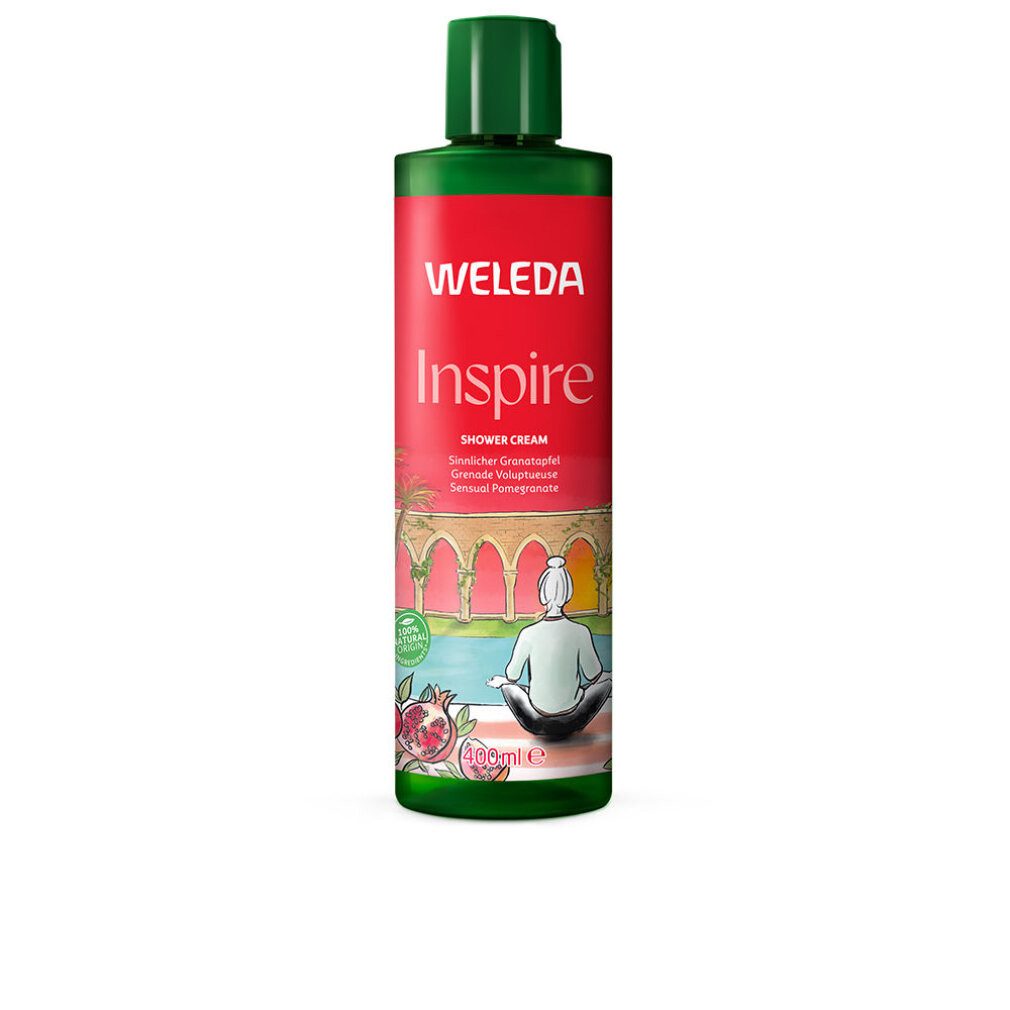 WELEDA Körperpflegemittel Inspire Granatapfel-Duschcreme (Duschcreme) 400 ml