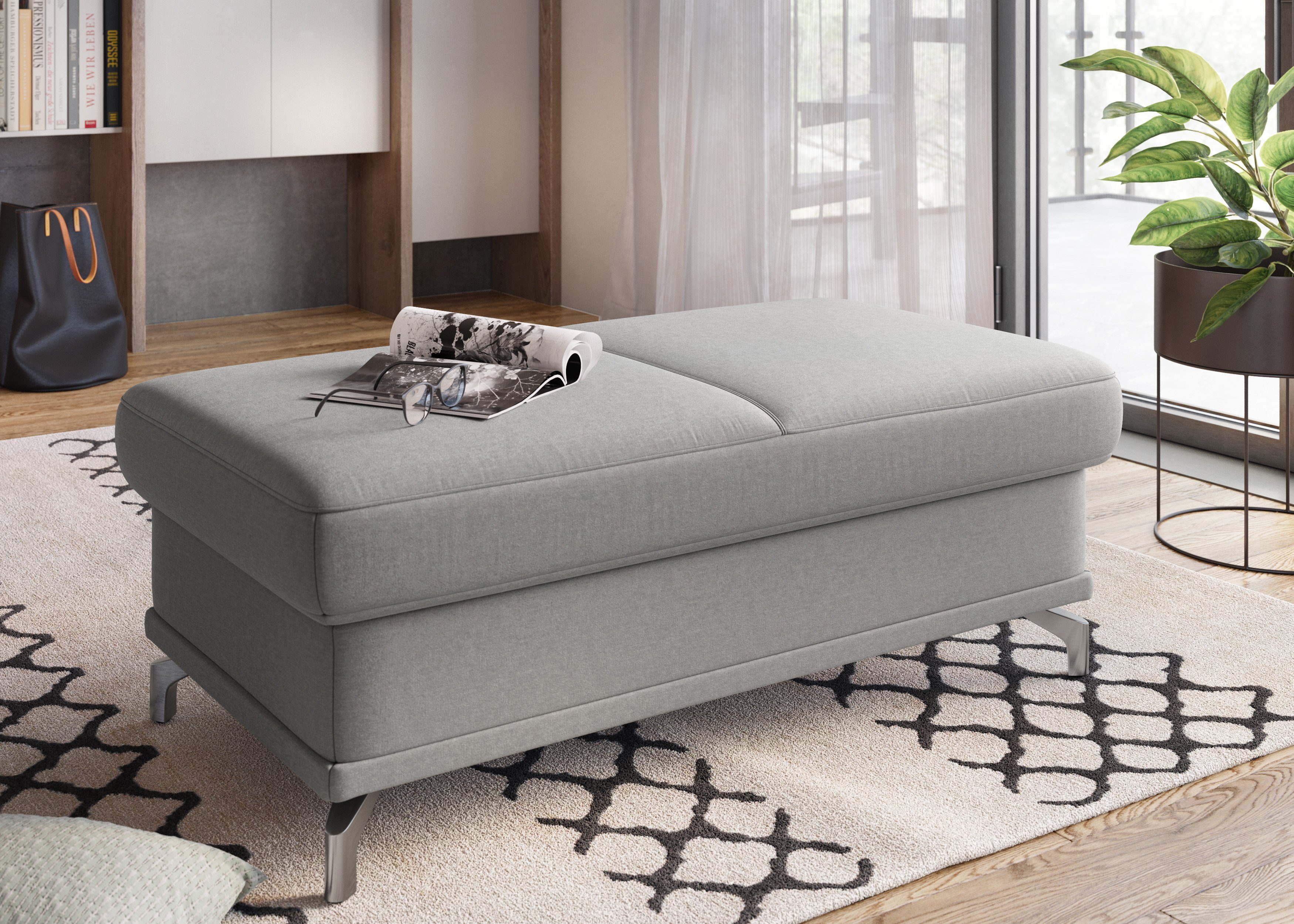 sit&more Hocker Cabrio, B: 113 cm, individuell zu kombinieren, Federkern günstig online kaufen