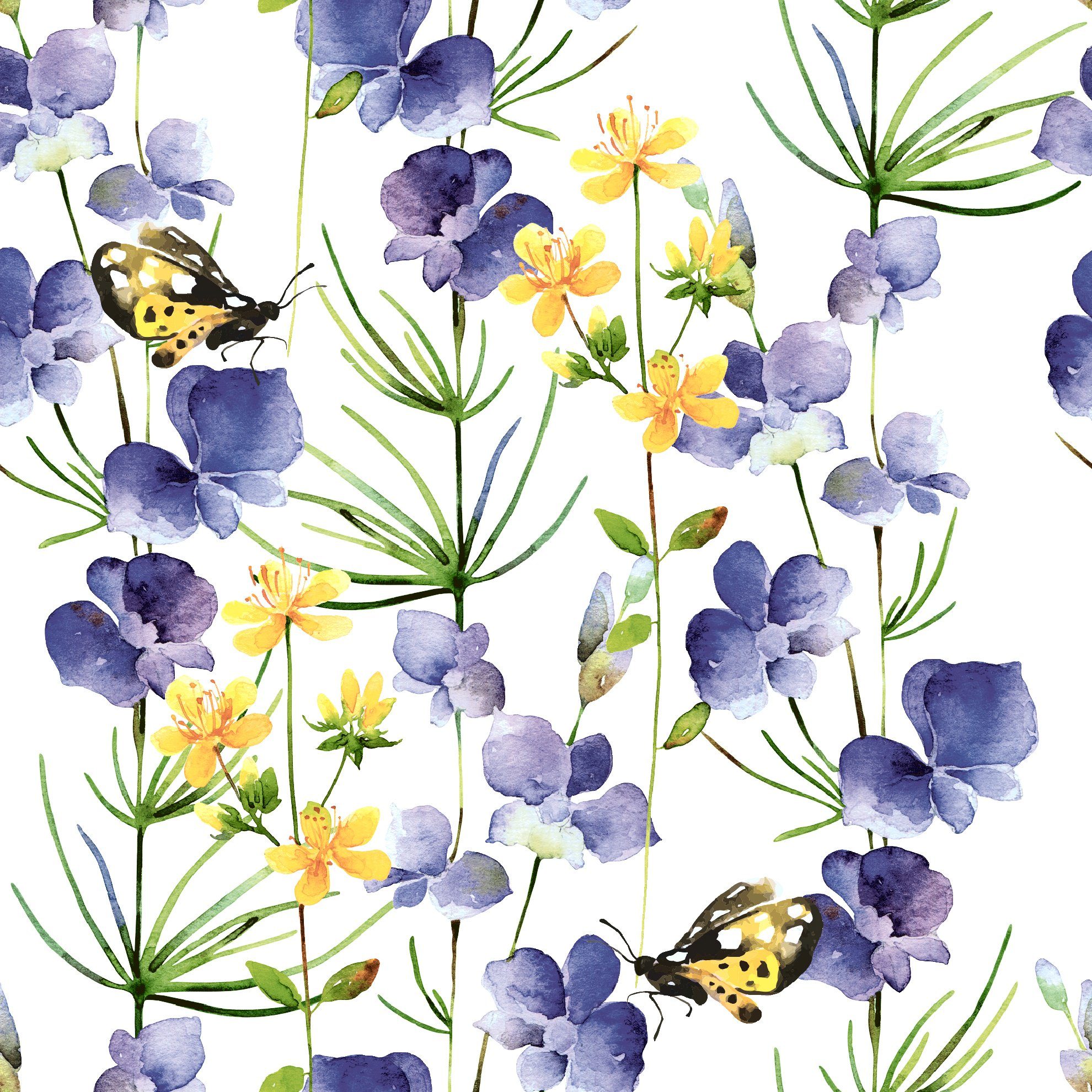 Blue Panda Papierservietten Mit Flaggenmuster – 16,5 Cm, Blau, 100 Stück, Saugfähig & Biologisch Abbaubar
