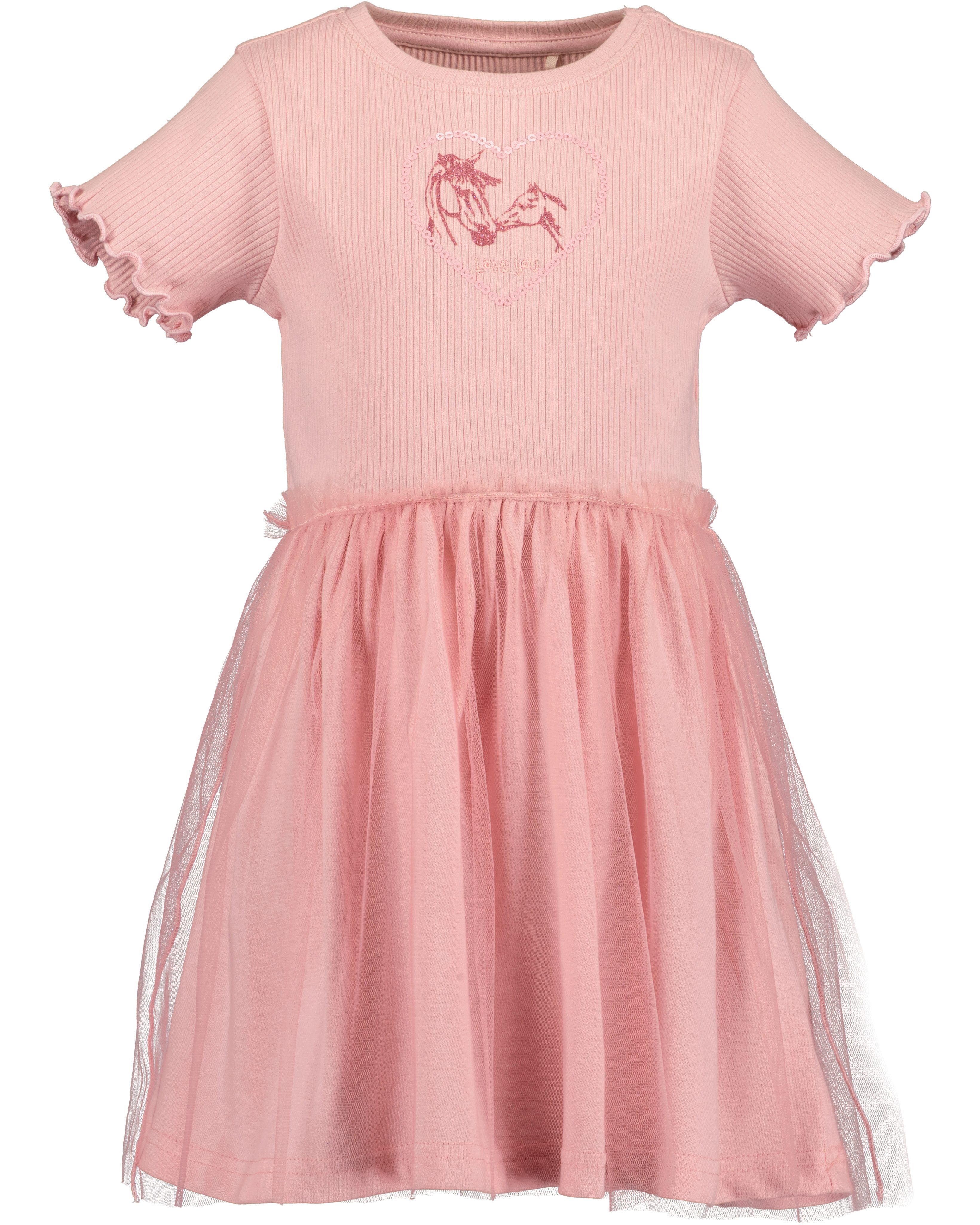 Blue Seven Jerseykleid mit aufgesetztem Tüll-Rock