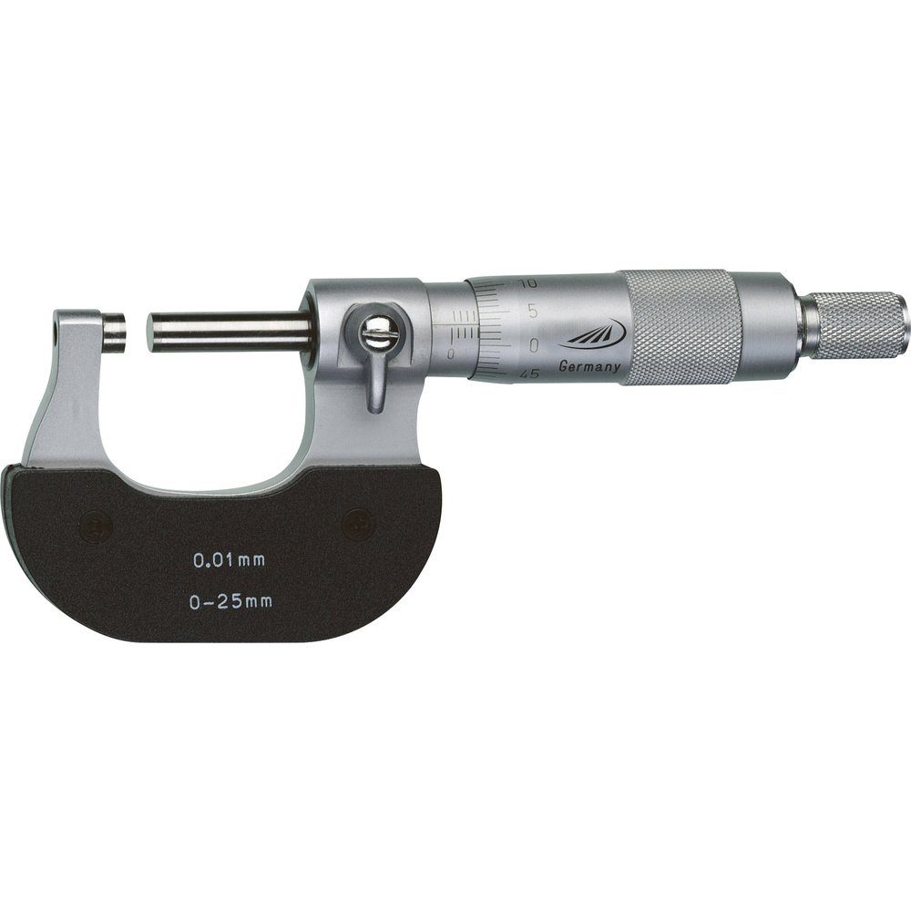 Messschieber HELIOS PREISSER 0800501 Bügelmessschraube 0 - 25 mm Ablesung: 0.01
