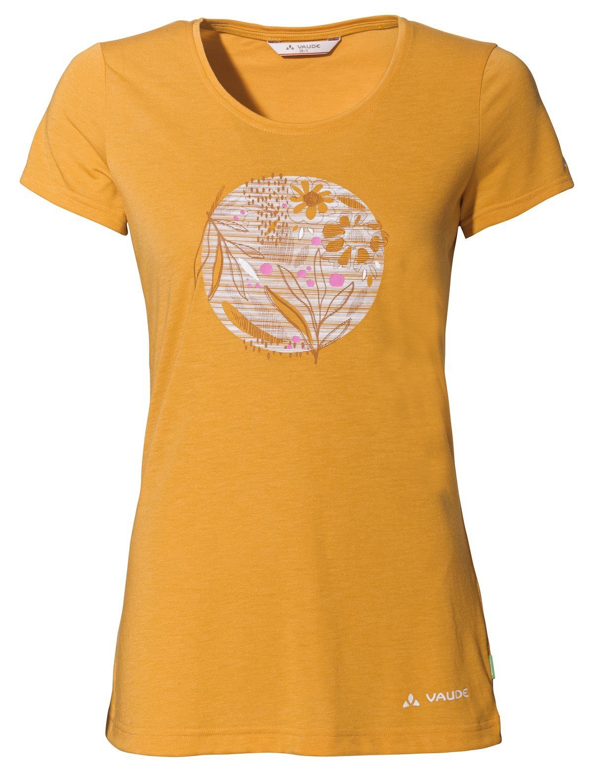 VAUDE T-Shirt Skomer Print T-Shirt II Women burnt yellow
