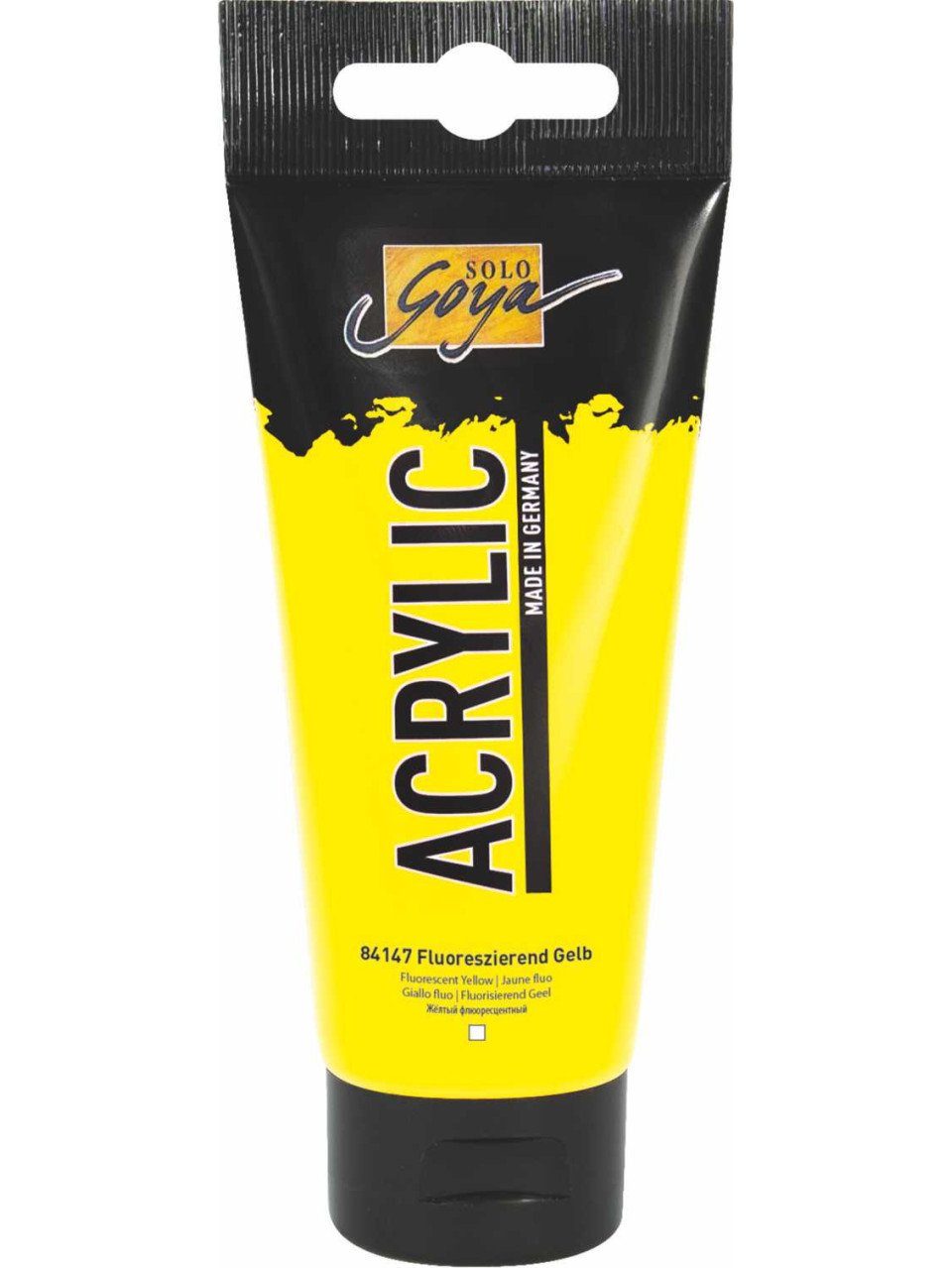 Kreul Acrylfarbe Kreul Solo Goya Acrylic fluoreszierend gelb 100 ml