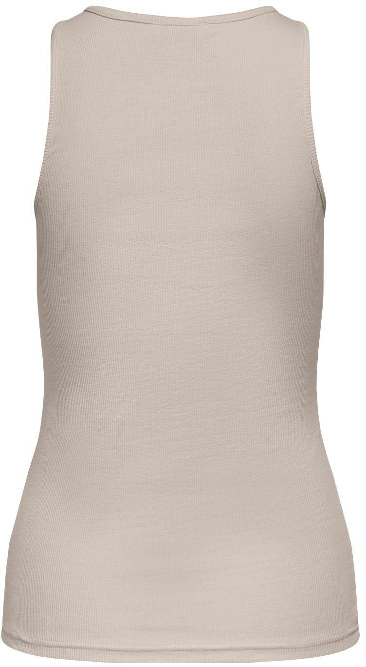 ONLY Ripptanktop ONLKENYA RIB TOP Pumice JRS NOOS TANK Stone