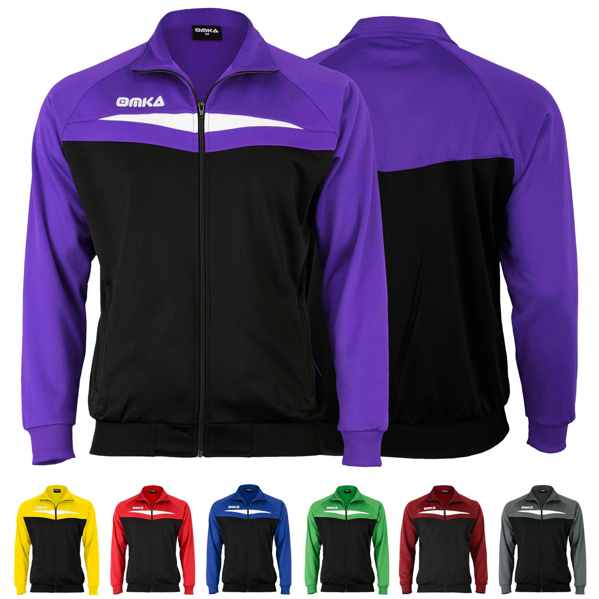 OMKA Trainingsjacke OK200J OMKA Optima Trainingsjacke Joggingjacke Sportjacke
