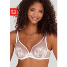 LASCANA Bügel-BH Gabriella mit hauchzarter Stickerei, transparente Unterwäsche