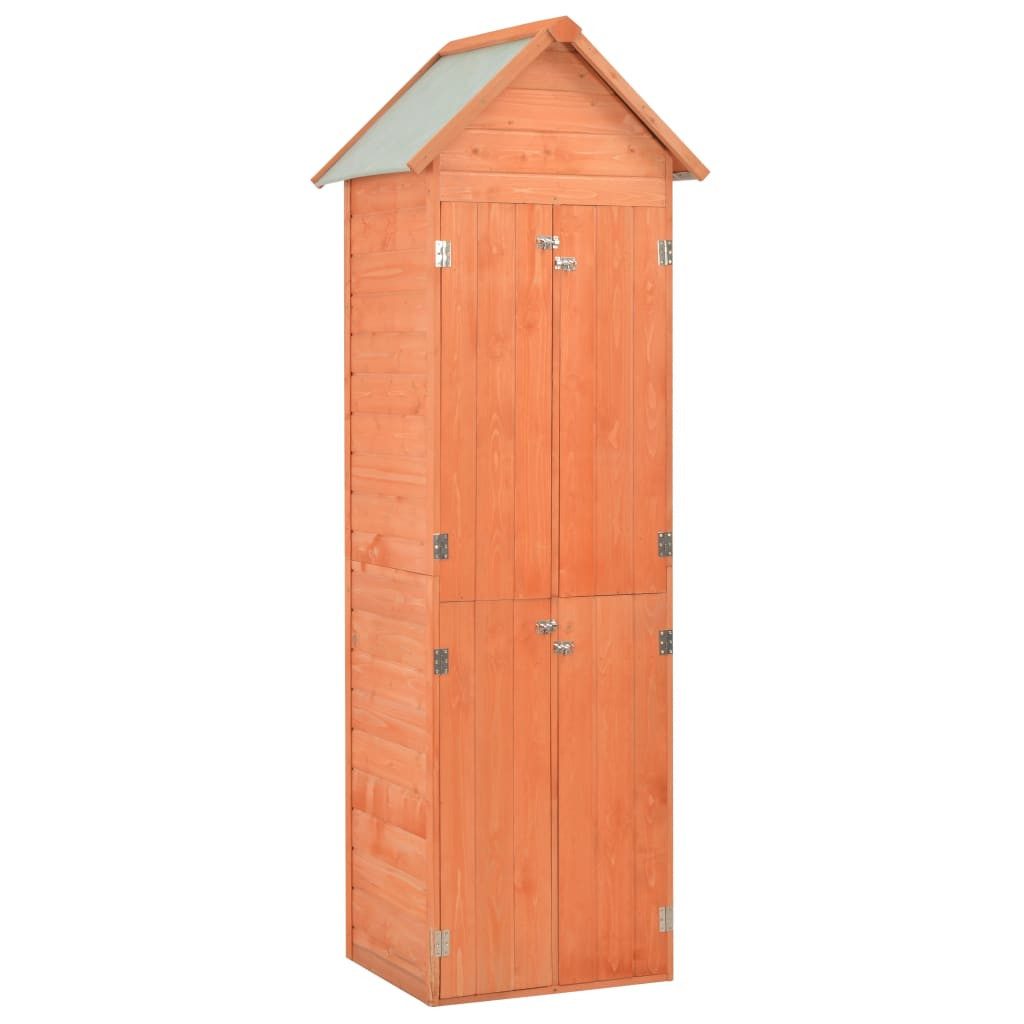 vidaXL Garten-Geräteschrank Gartenschrank Geräteschrank Geräteschuppen Holzschrank 71x60x213 cm br
