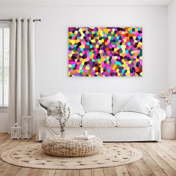 Primedeco Glasbild Wandbild Fraktales Muster mit Aufhängung, Abstrakt
