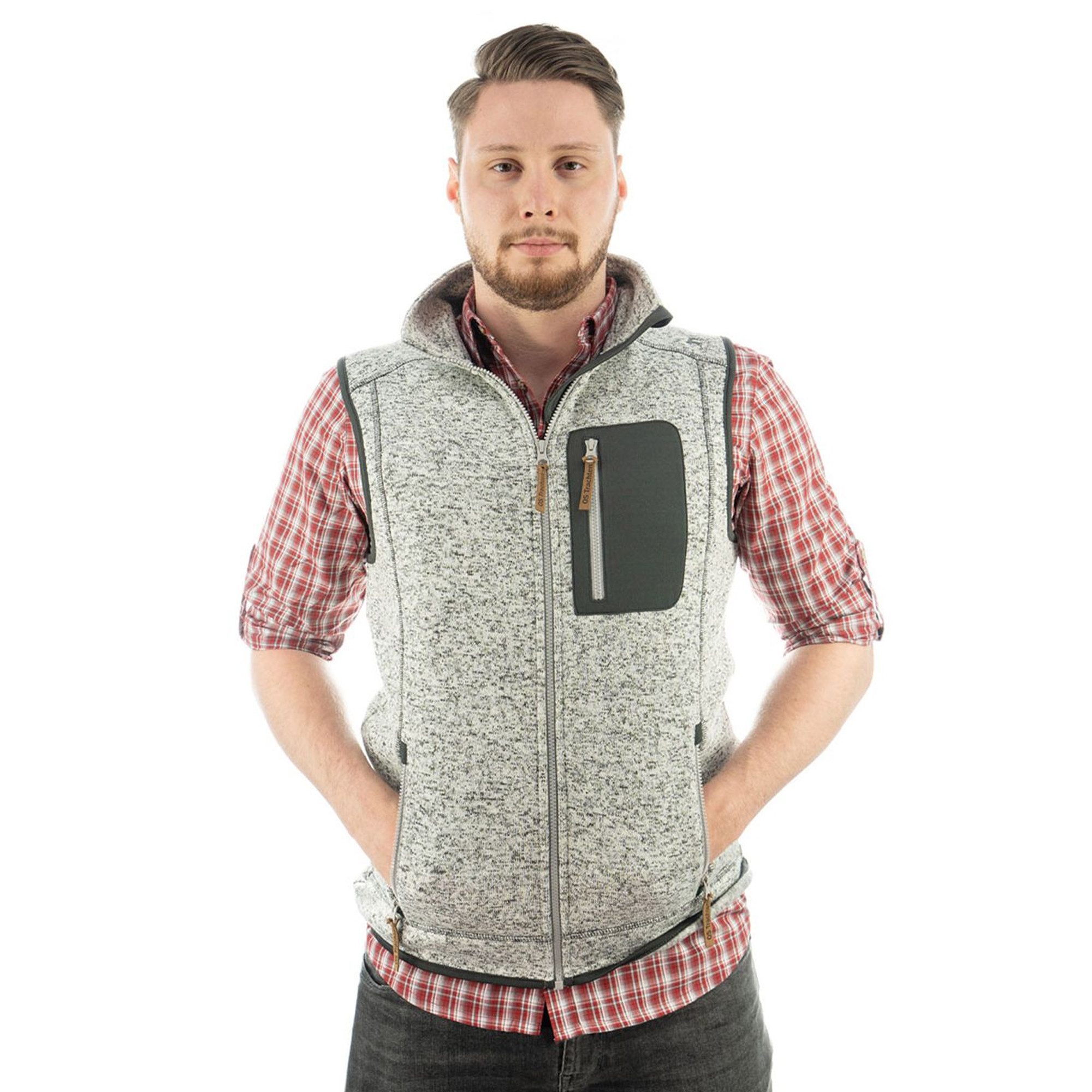 German Wear Fleeceweste OP9 Weste Jagd Winter Weste Fleeceweste Strickfleece Sweatweste – Bild 5 von 5