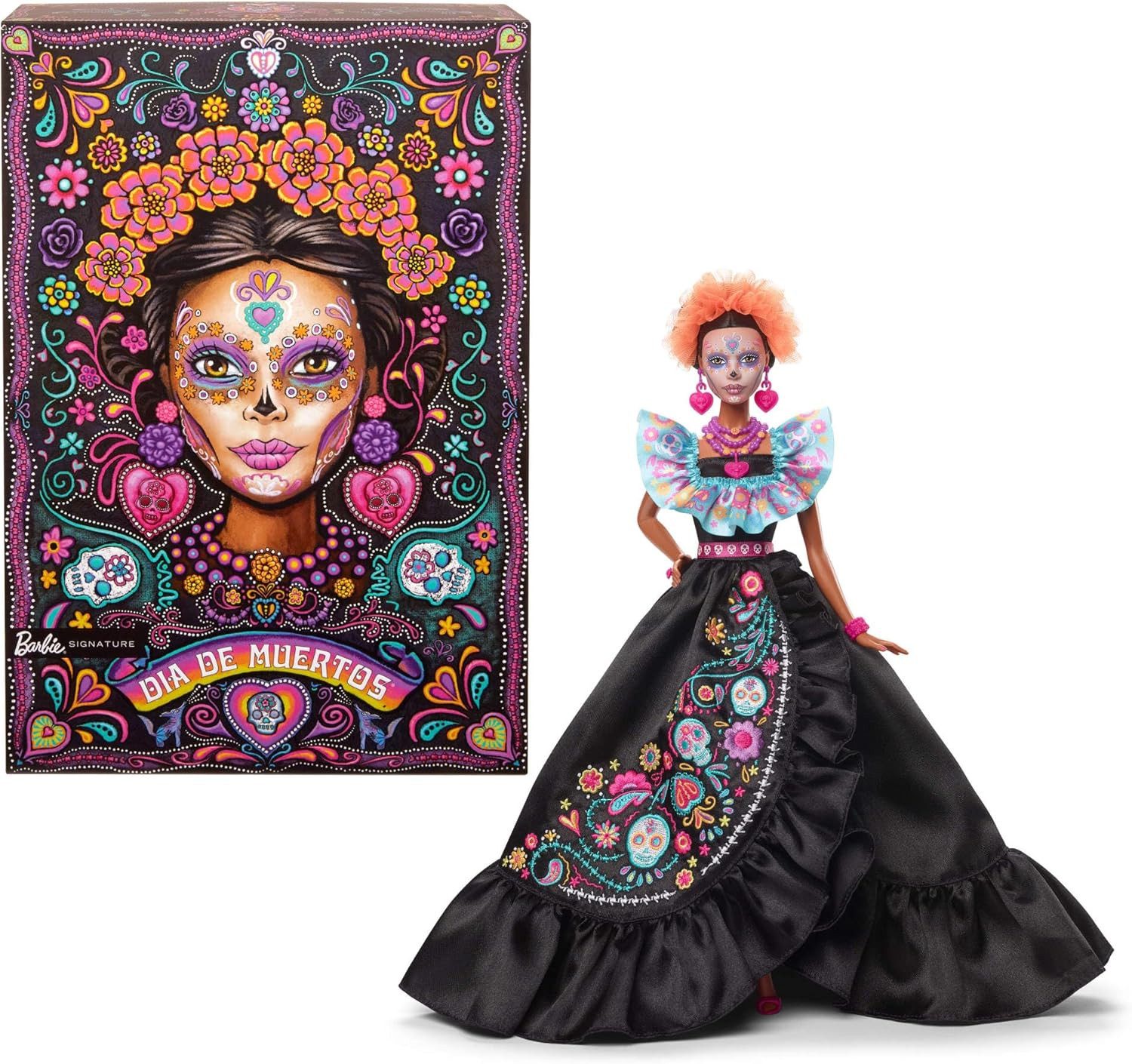 Barbie Anziehpuppe Barbie Signature Puppe 2024 Día De Muertos farbenfrohen günstig online kaufen