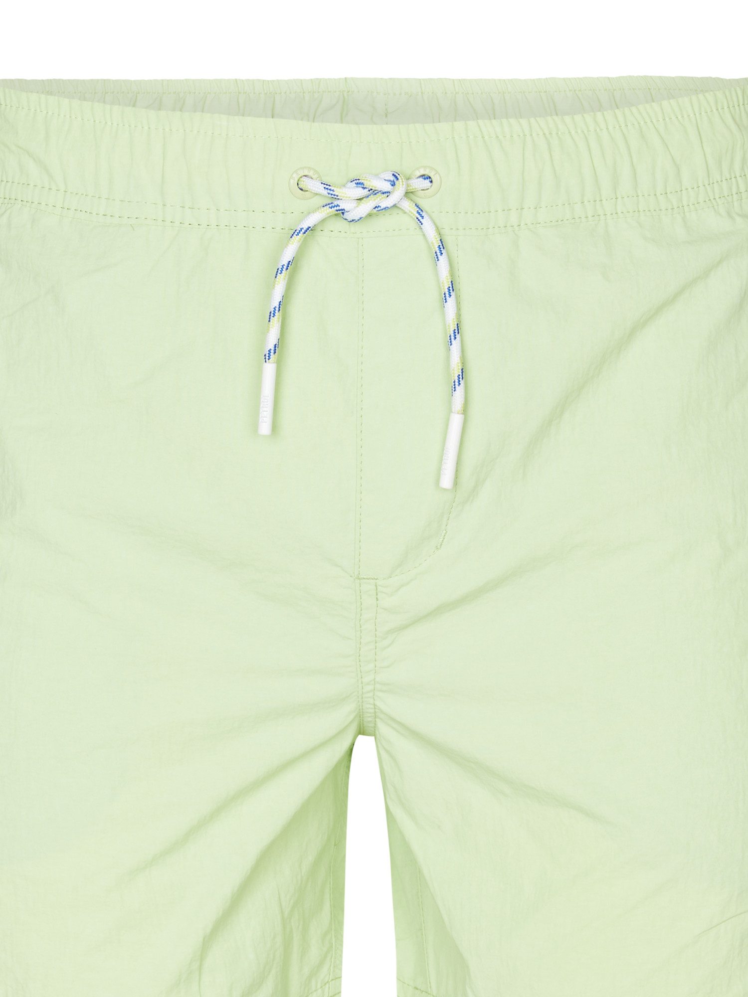 Petrol Industries Badeshorts - Badehose in Unifarbe mit Logo - Herren Badeshorts in Lime