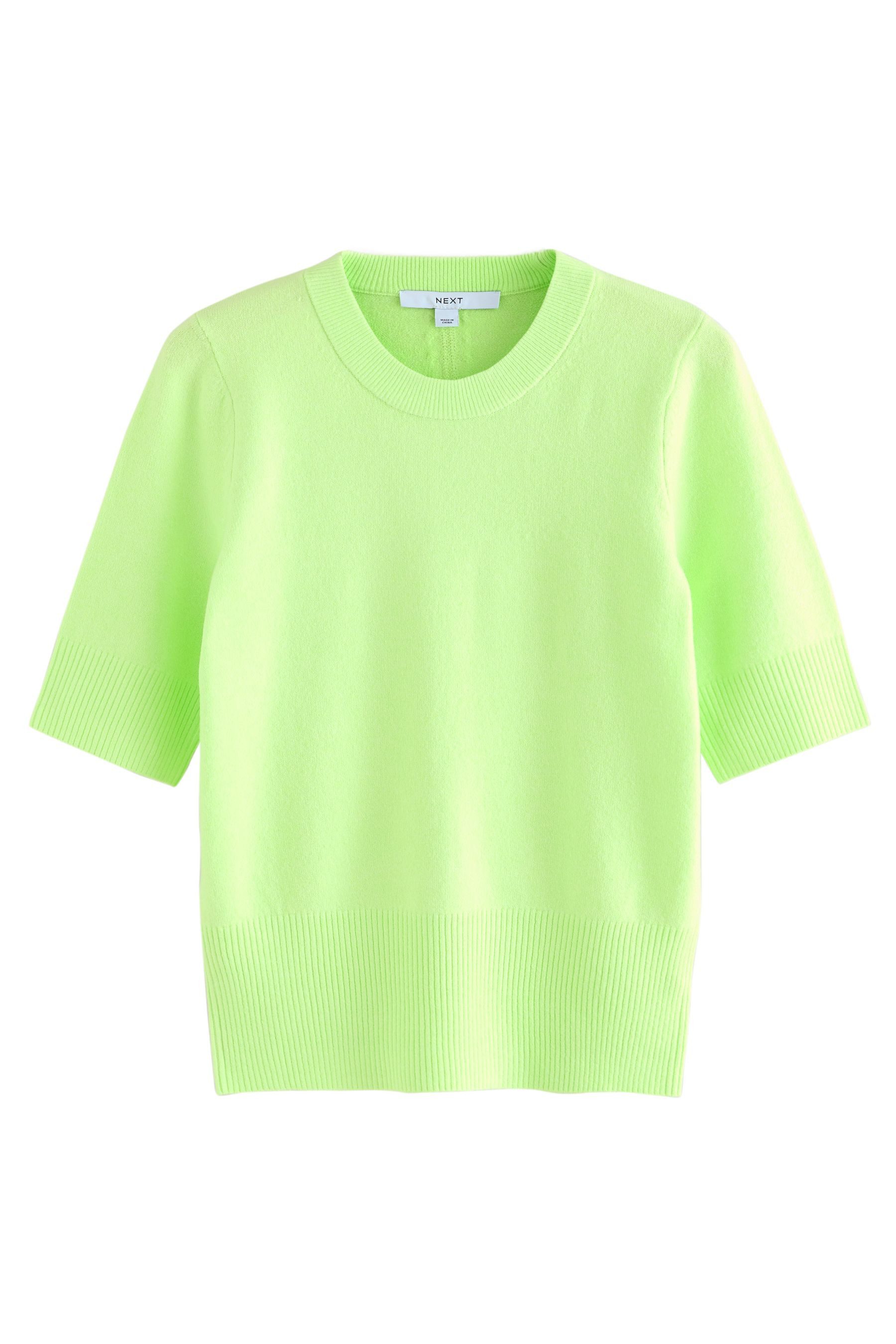 Next Strickpullover Kurzärmeliges, superweiches Stricktop (1-tlg) günstig online kaufen