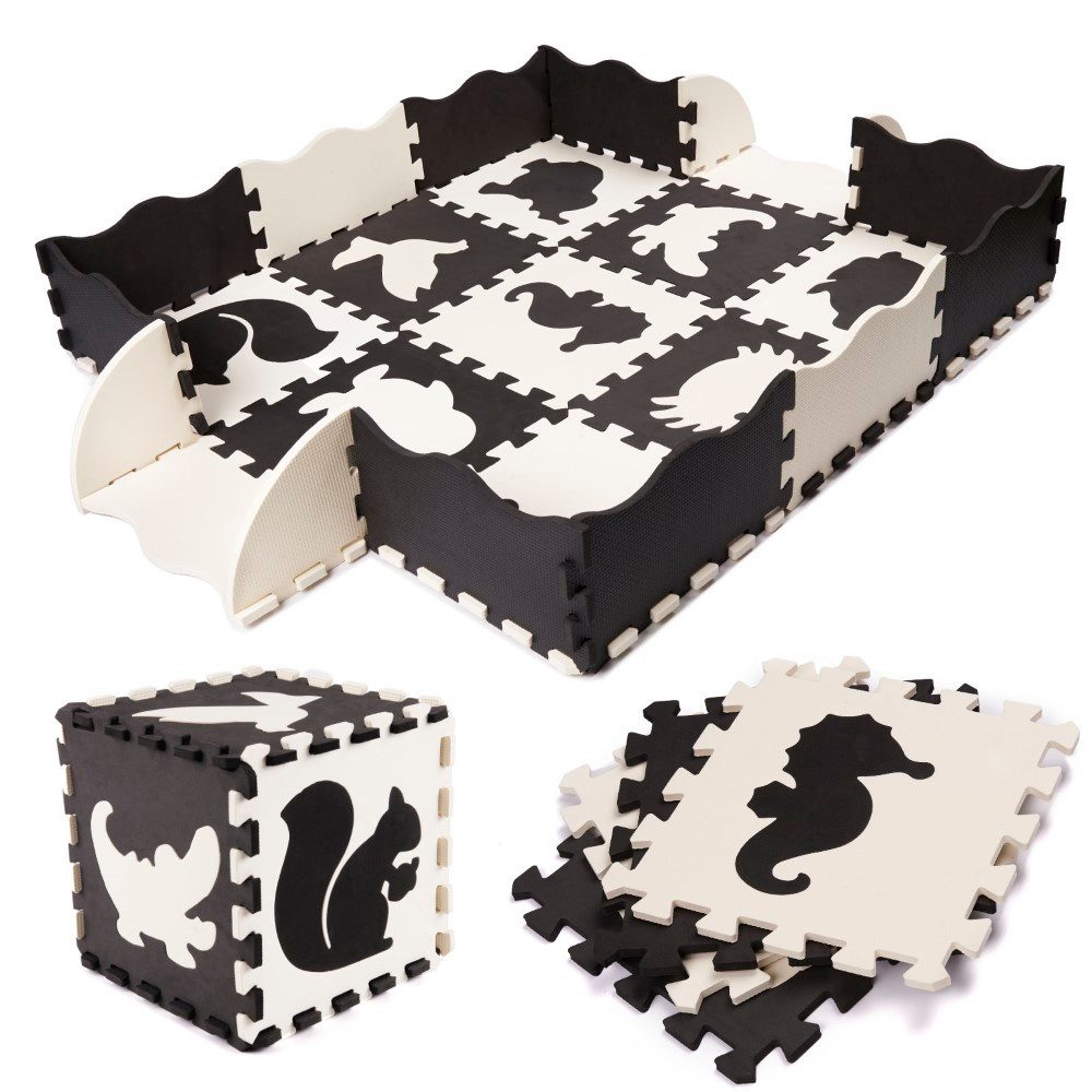 LA CUTE Puzzle Kinderpuzzle Tierische Lernmatte günstig online kaufen