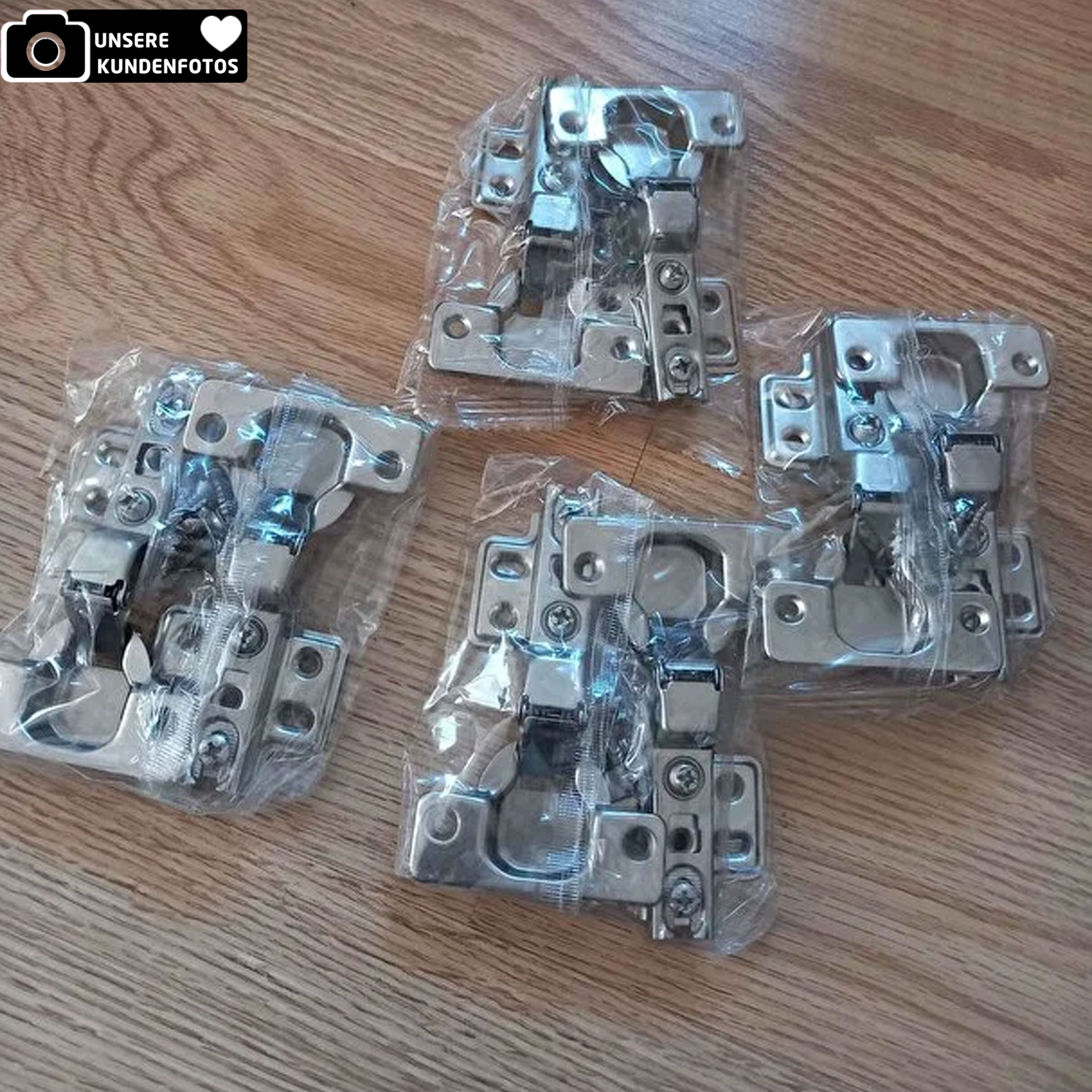Jungengel Schrankeinsatz 2er Set Möbelscharnier Topfscharnier Schrankscharnier für Küchenmöbel (Set, 2 St), stabile Metallkonstruktion, für Schranktüren und Möbelklappen geeignet
