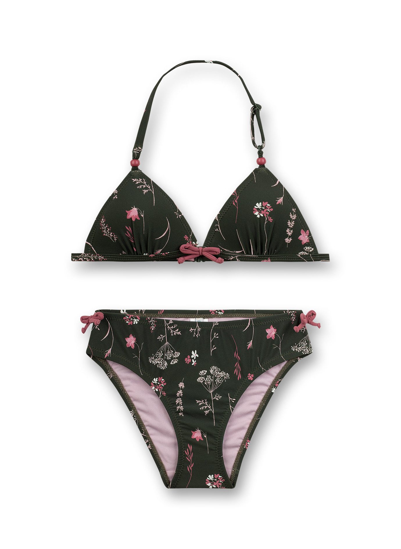 Sanetta Triangel-Bikini Mädchen Bikini Blumenprint mit festen Softcups