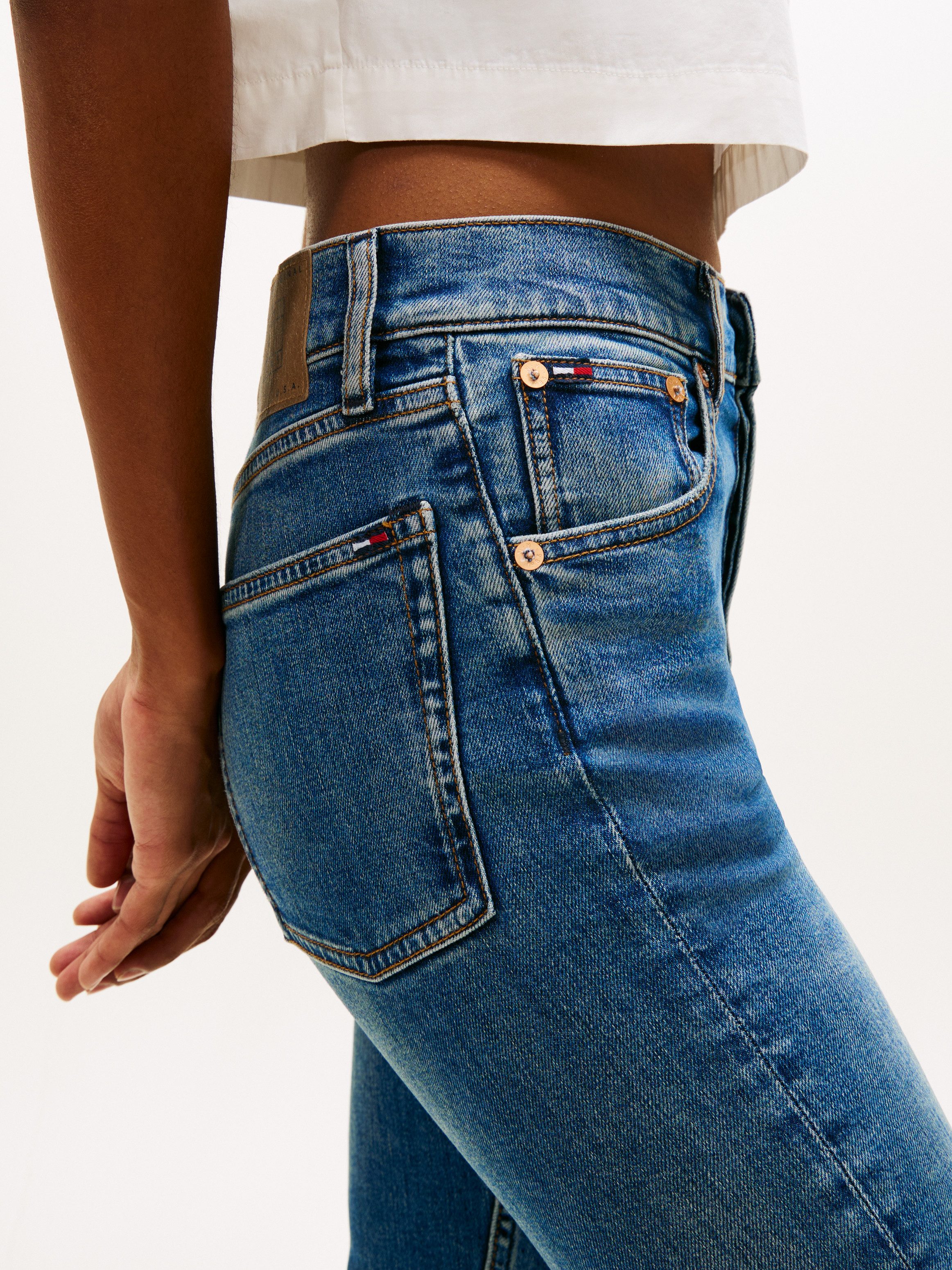 Tommy Jeans Skinny-fit-Jeans MID RISE SLIM BJ2233 günstig online kaufen
