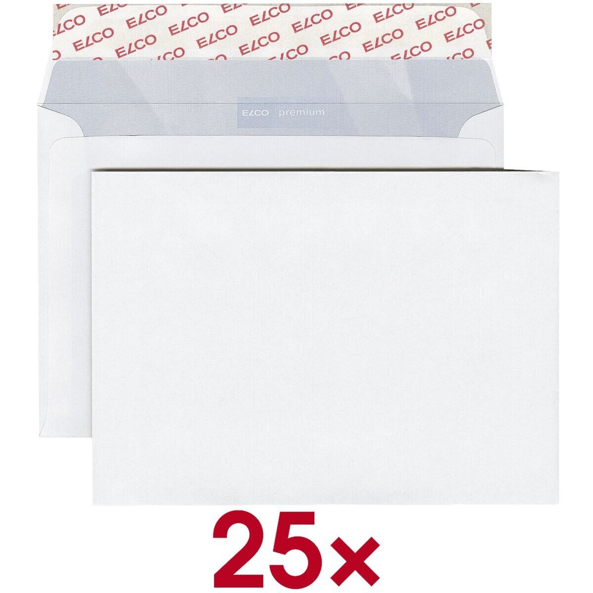 ELCO Briefumschlag Office, B6, ohne Fenster, Haftklebung