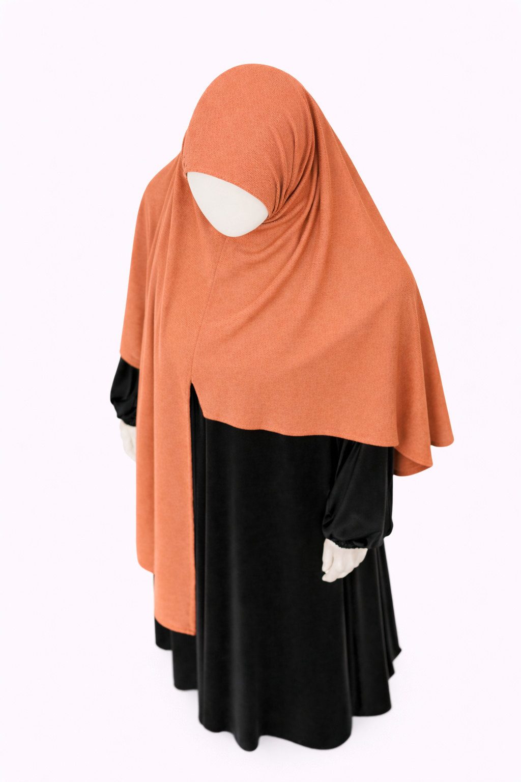 Aymasal Hijab Easy Jersey Hijab to-go Kopftuch Schal Tuch Islam Extra lang 180x70 (Einzelstück, 1-St., Einzelartikel) Easy Hijab mit Frontnaht aus Viskose Stretch Komfort