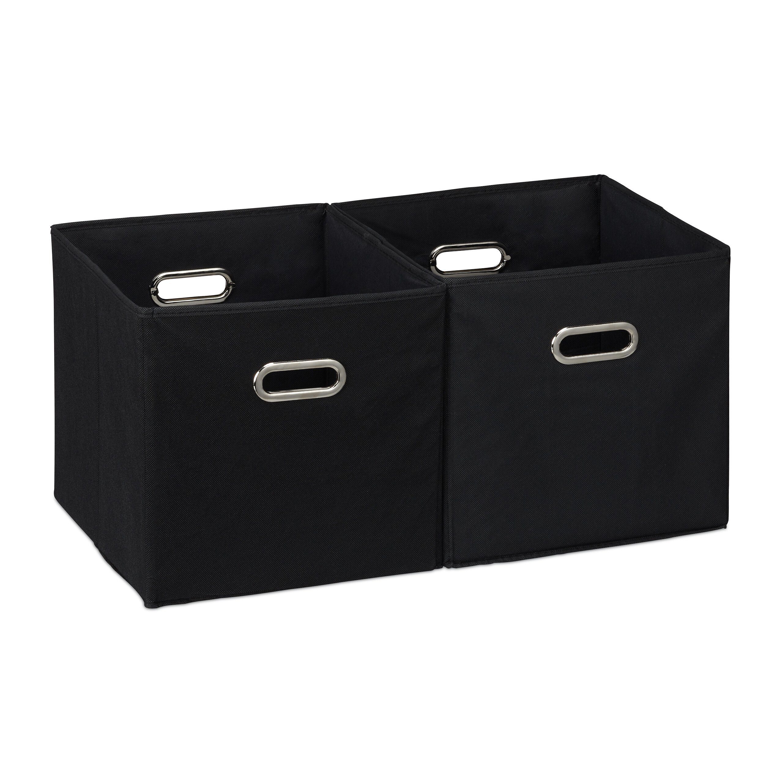 Aufbewahrungsbox Schwarze Aufbewahrungsbox im 2er Set