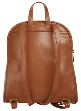 Cluty Cityrucksack, echt Leder, Made in Italy