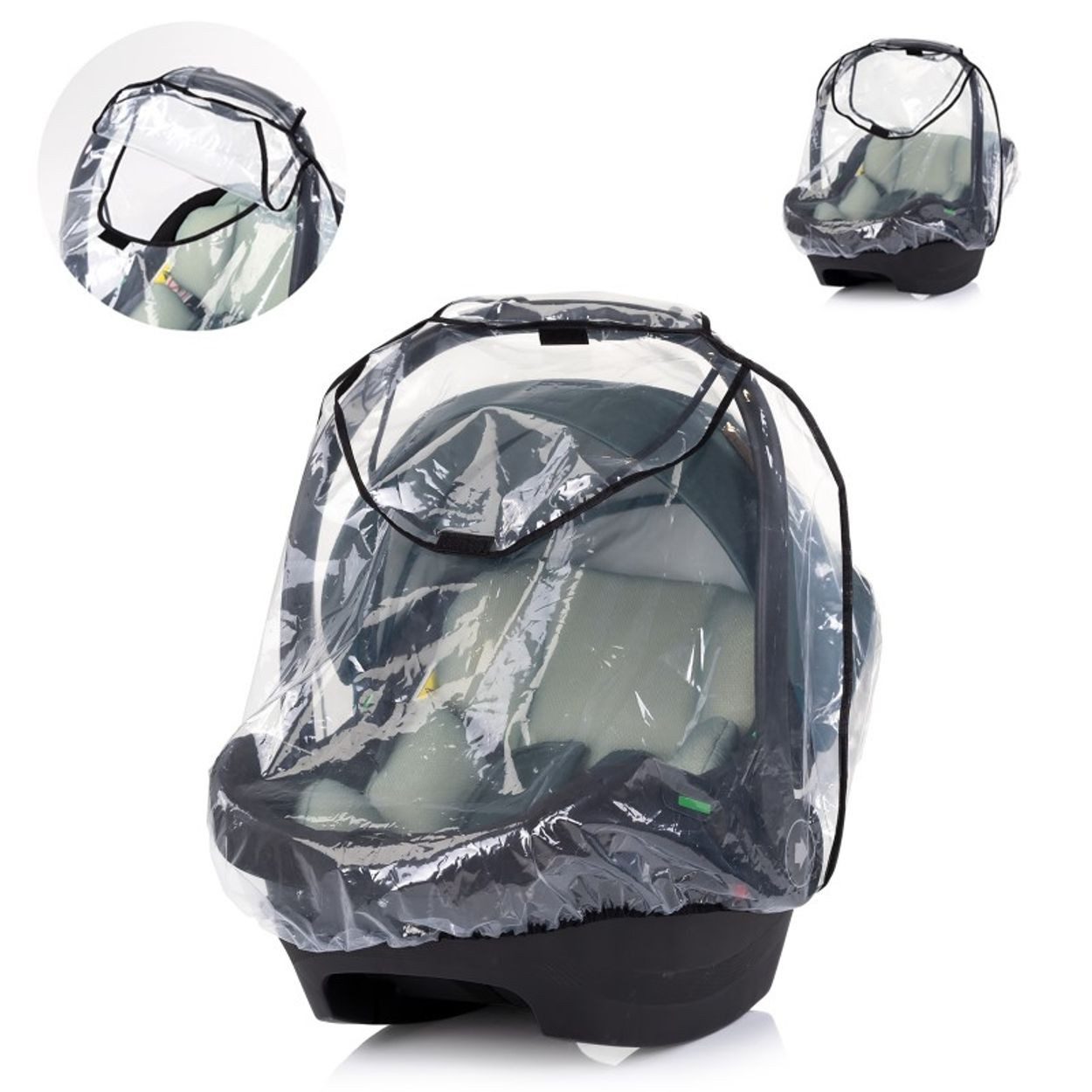 Chipolino Autokindersitz Regenschutz für Babyschale, ab: 0, bis: 1, universal wasserdicht Regenhaube Abdeckung