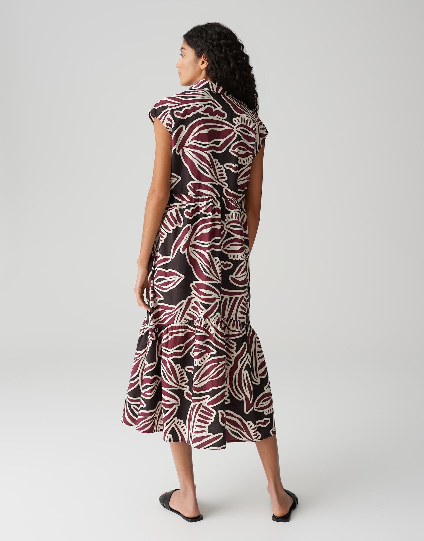 OPUS Sommerkleid WERISA TROPICAL A-Linie mit Volantstufen – Bild 3 von 5