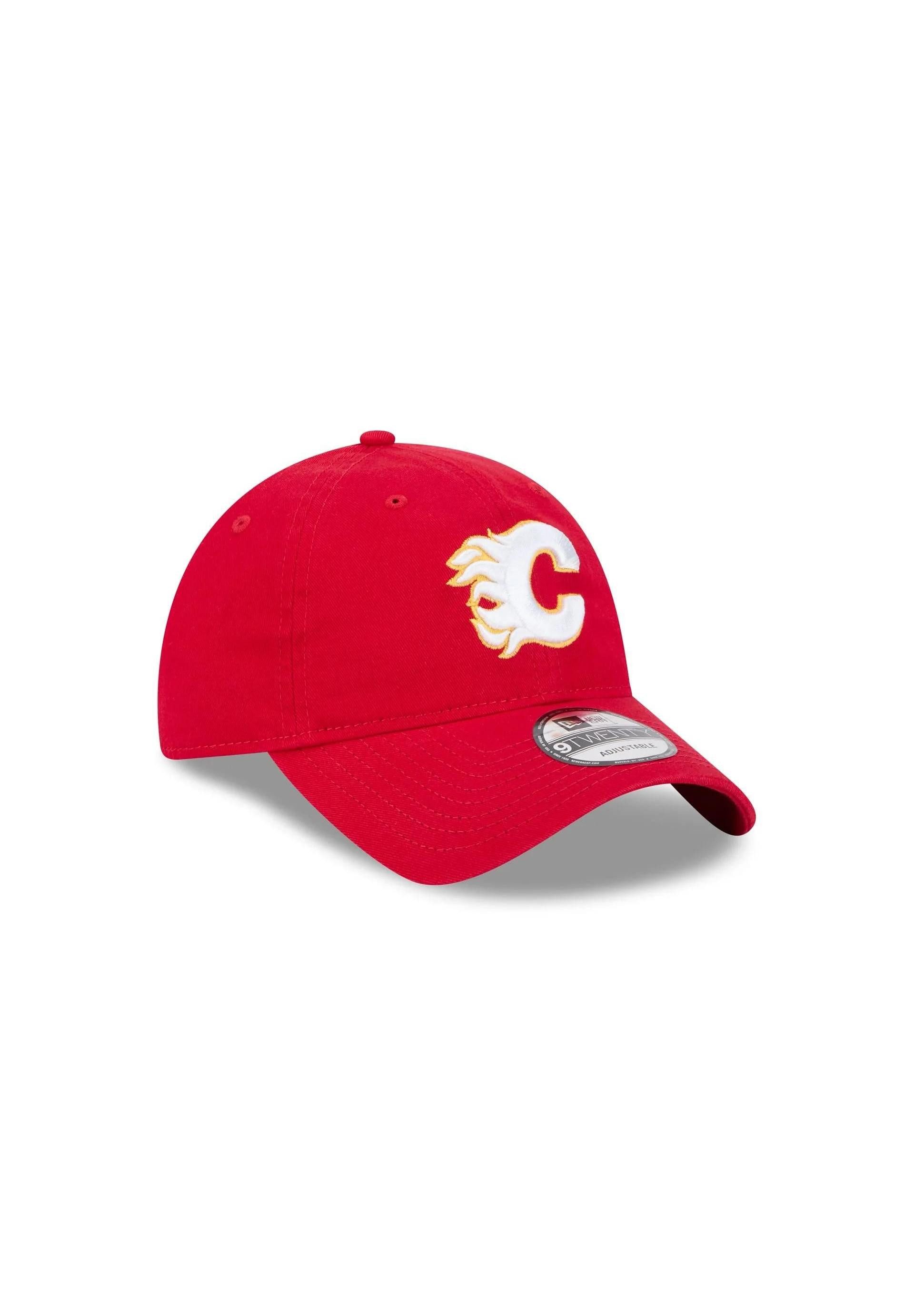 New Era Baseball Cap Calgary Flames NHL Injection Rot Verstellbare 9Twenty Cap New Era (1-St)