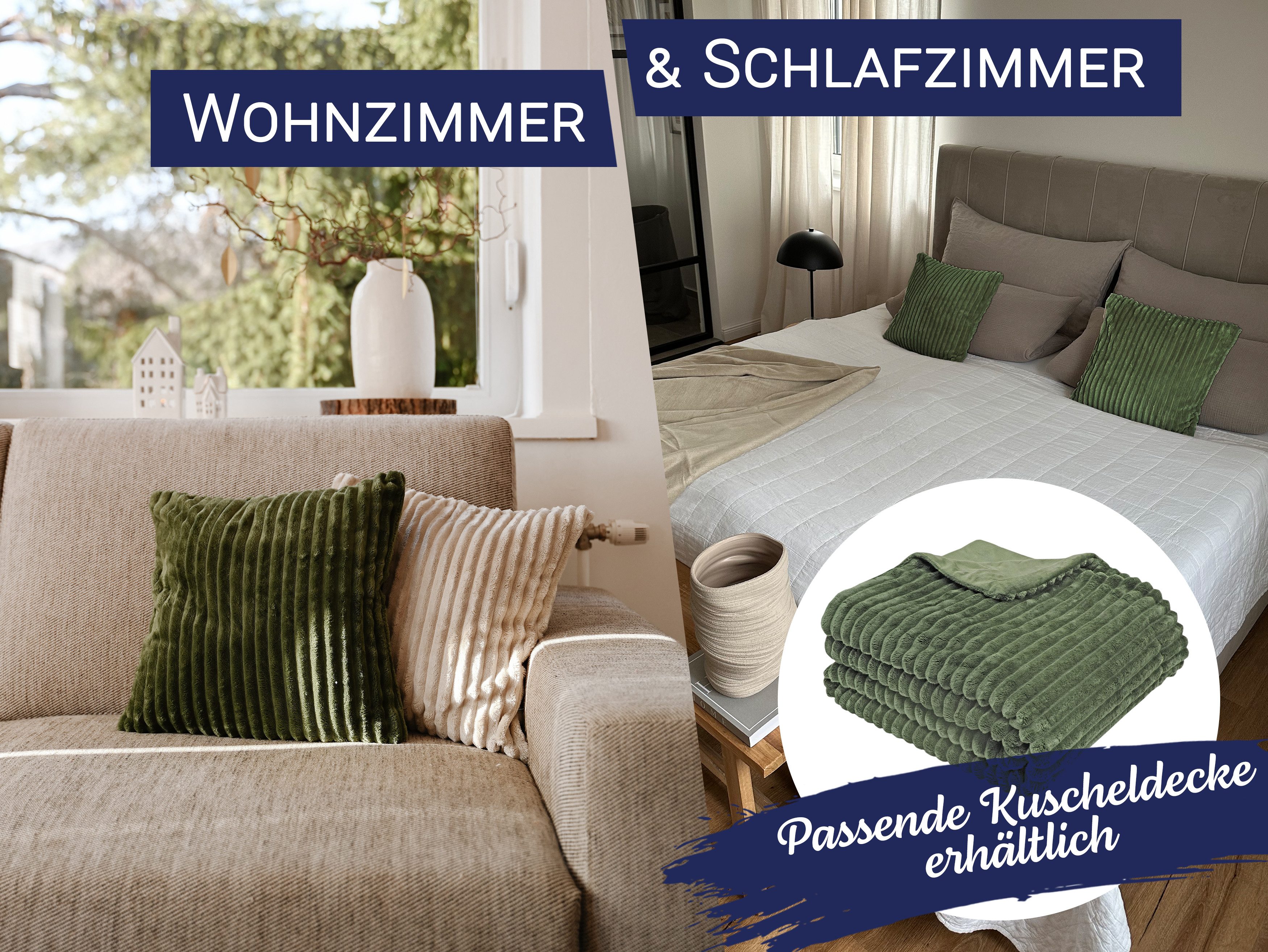 ZOLLNER Kissenbezug, (2 Stück), 40 x 40 cm, 100% Polyester, vom Hotelwäschespezalisten