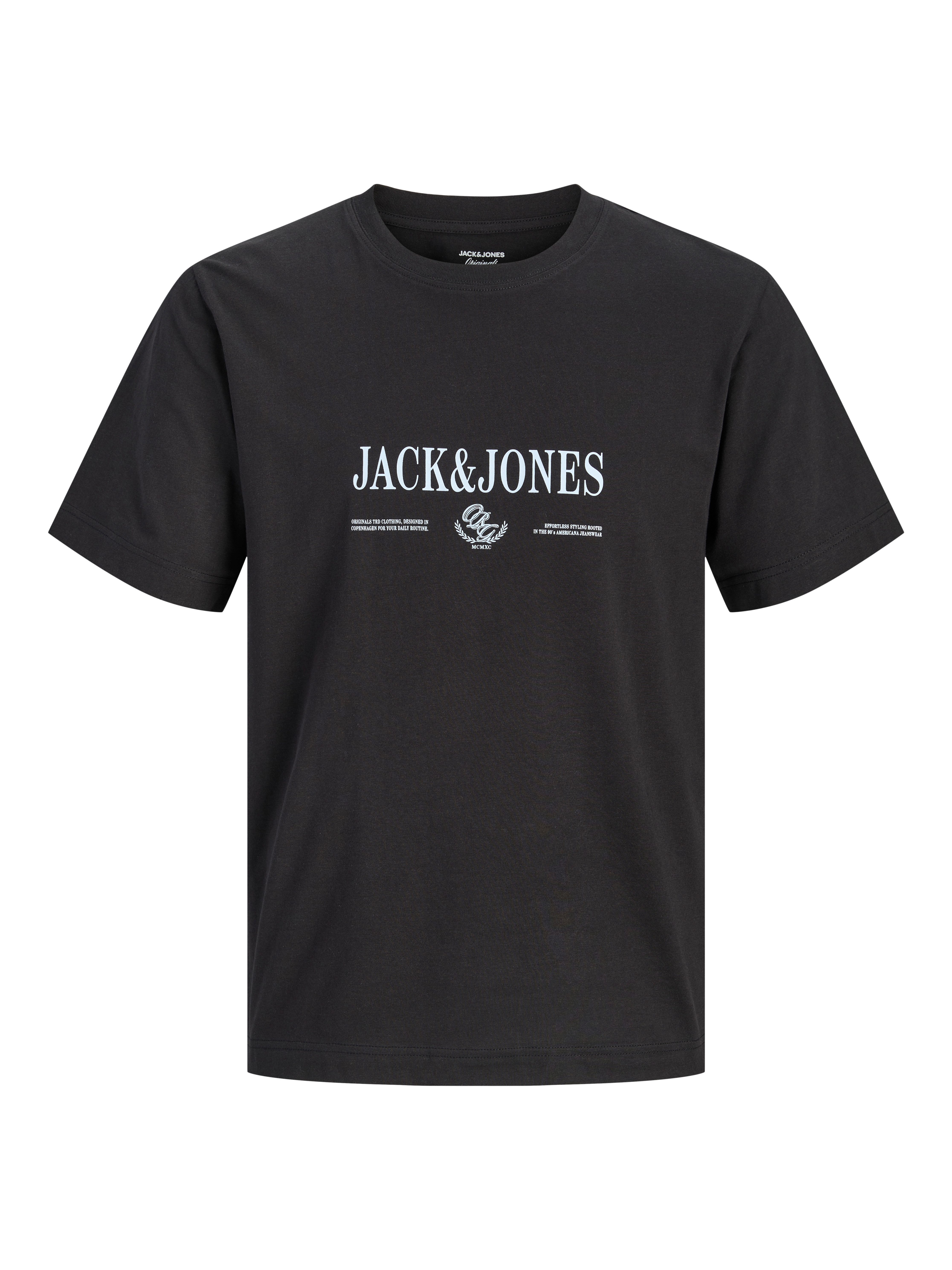 Jack & Jones T-Shirt JORFREDERIKSBERG BRANDING TEE SS CN FST Baumwolle, regular fit