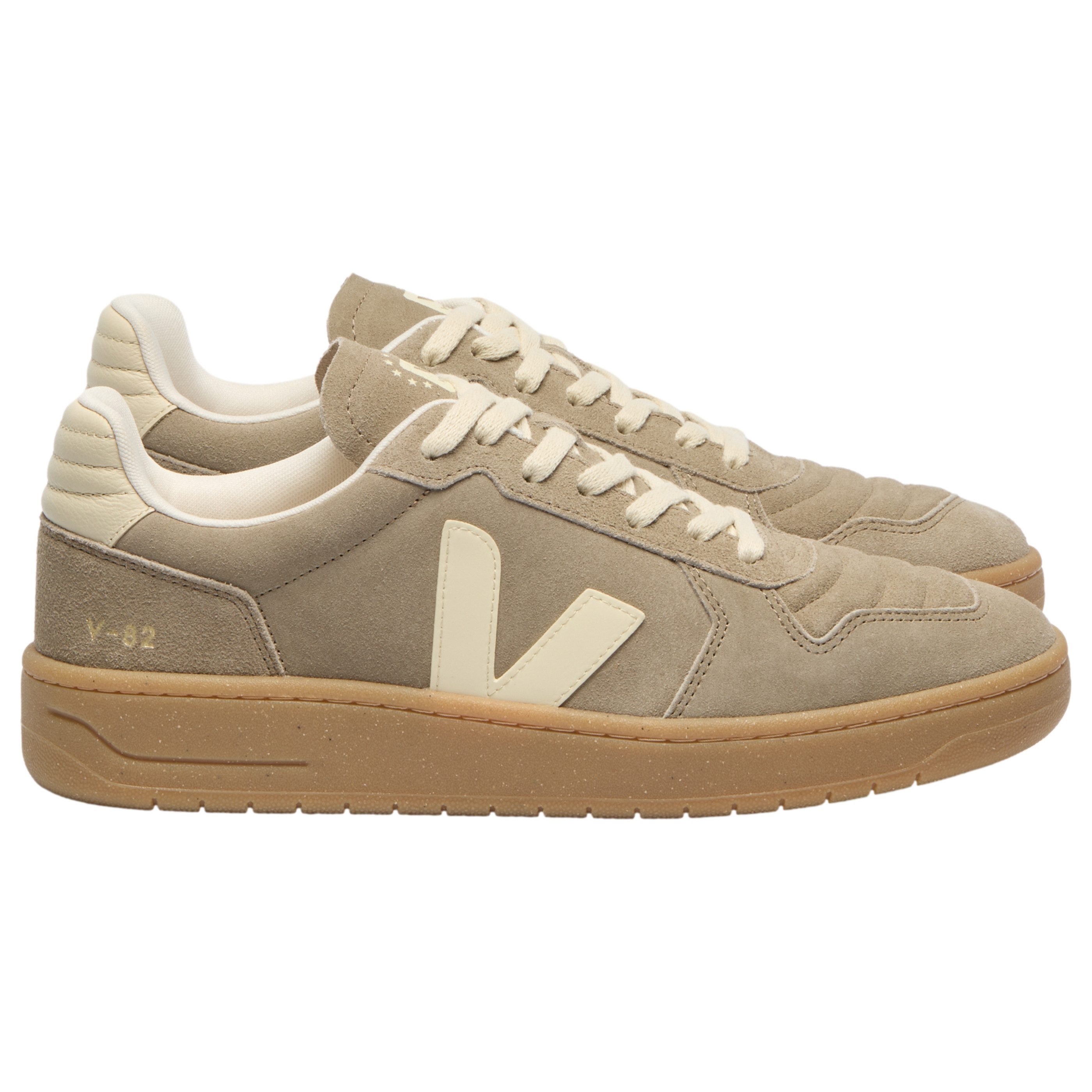 VEJA Herren-Sneaker V-82 II Suede Taupe Calcaire Natural Sneaker
