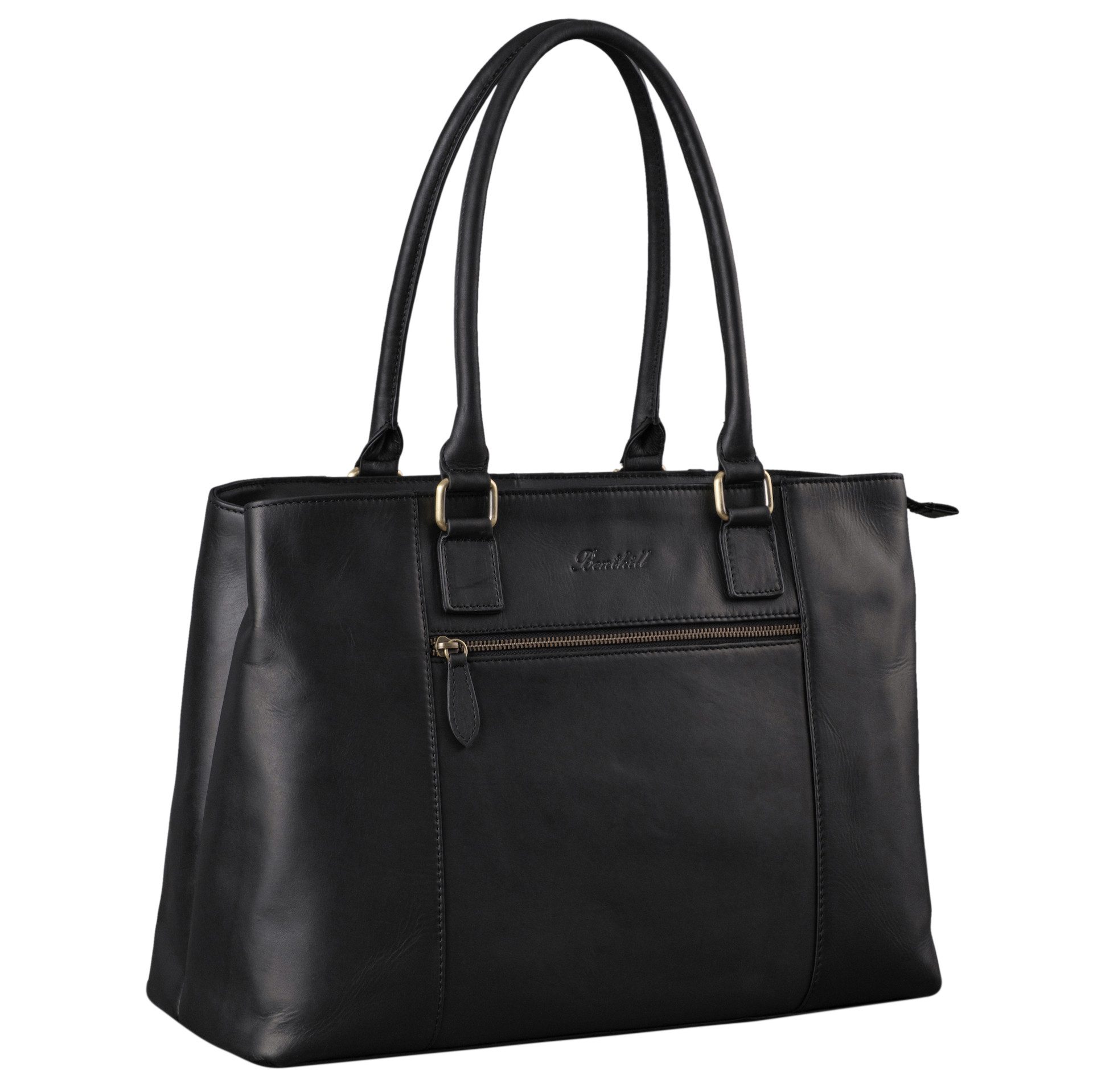 Benthill Henkeltasche Damen Echt Leder Tasche Große Handtasche vielen Fäche günstig online kaufen