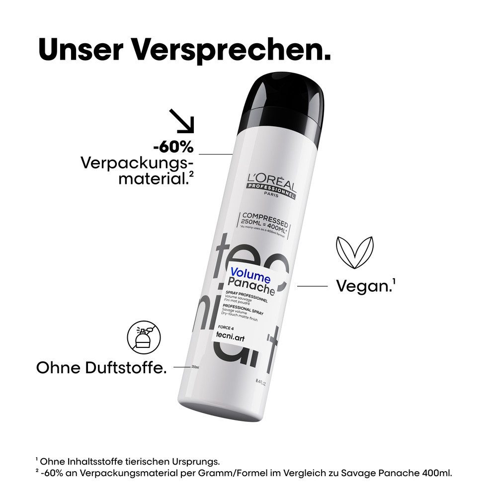 L'ORÉAL PROFESSIONNEL PARIS Haarpflege-Spray tecni.art Volume Panache Compressed 250 ml
