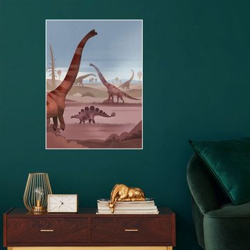 Posterlounge Poster Dieter Braun, Dinosaur Tal, Kindergarten Digitale Kunst