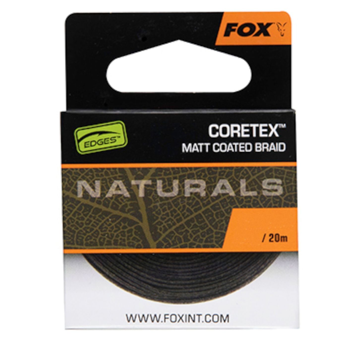 Vorfachschnur Fox Naturals Coretex x - 20m Vorfachschnur